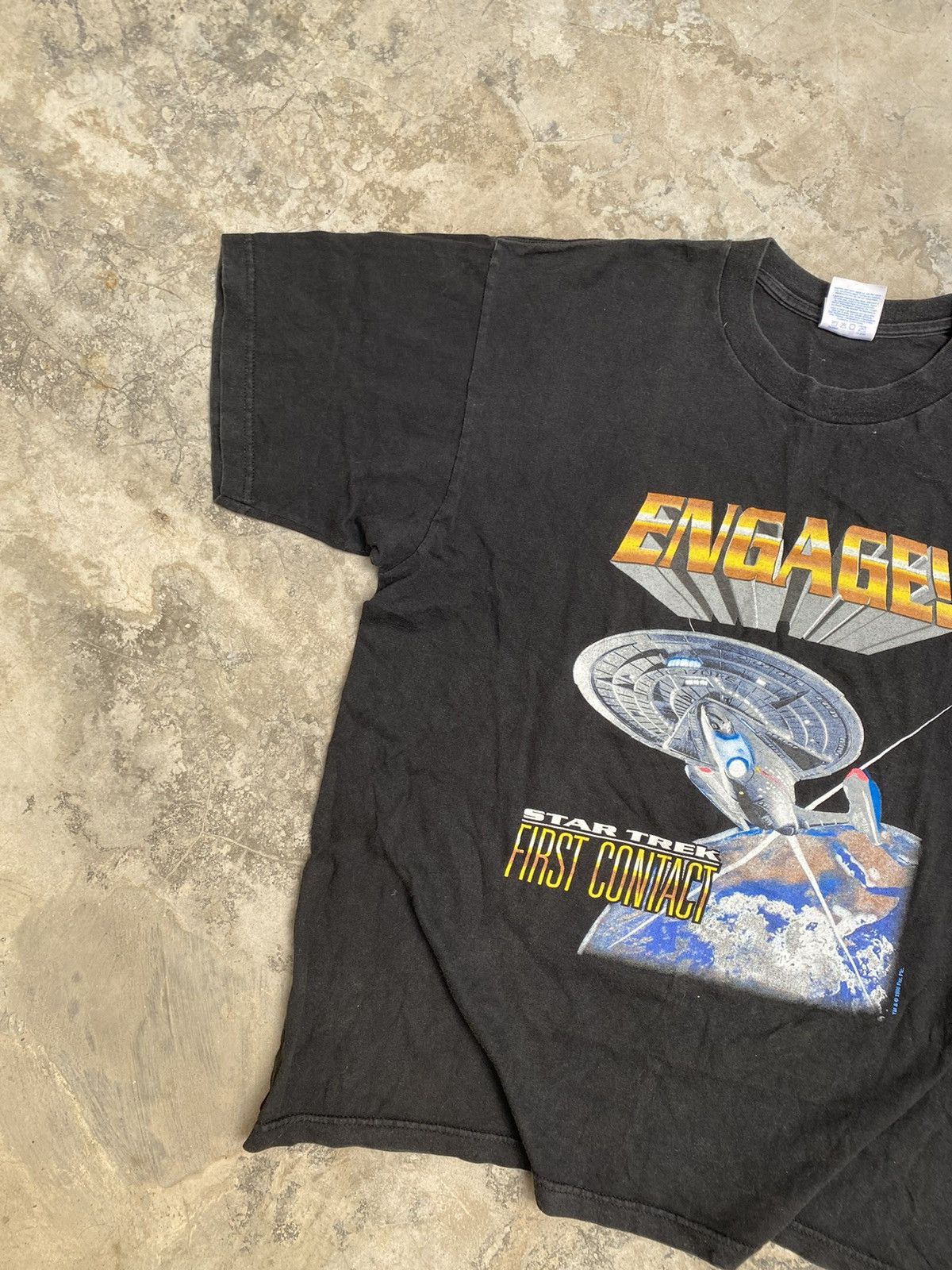 Sci-Fi Fantasy × Vintage EXTREMELY RARE Vintage 1996 Star Trek Tshirt Size US XL / EU 56 / 4 - 2 Thumbnail