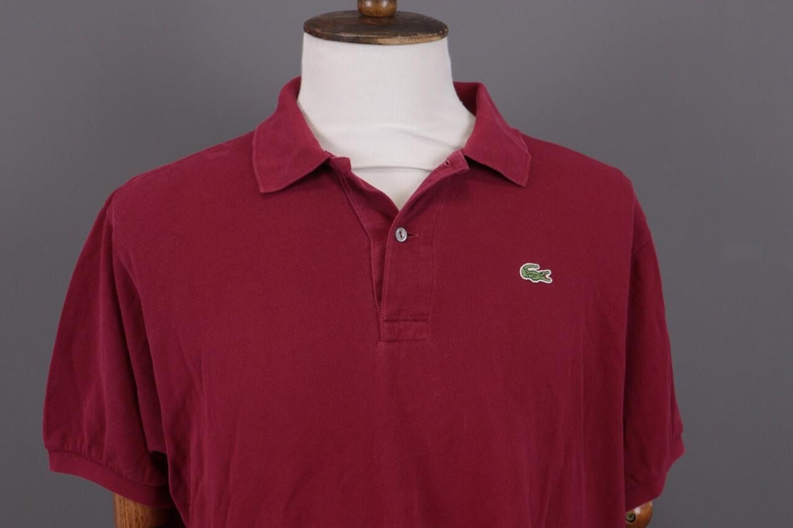Lacoste Lacoste Red Men Short Sleeve Men's Polo Shirt Size 7 XXL Size US M / EU 48-50 / 2 - 2 Thumbnail