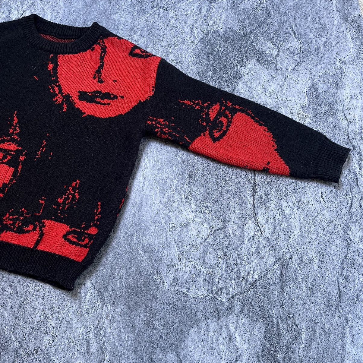 Japanese Brand × Vintage Vintage Avant Garde Knitted Graphic Sweater Anime Opium Style Size US S / EU 44-46 / 1 - 5 Thumbnail