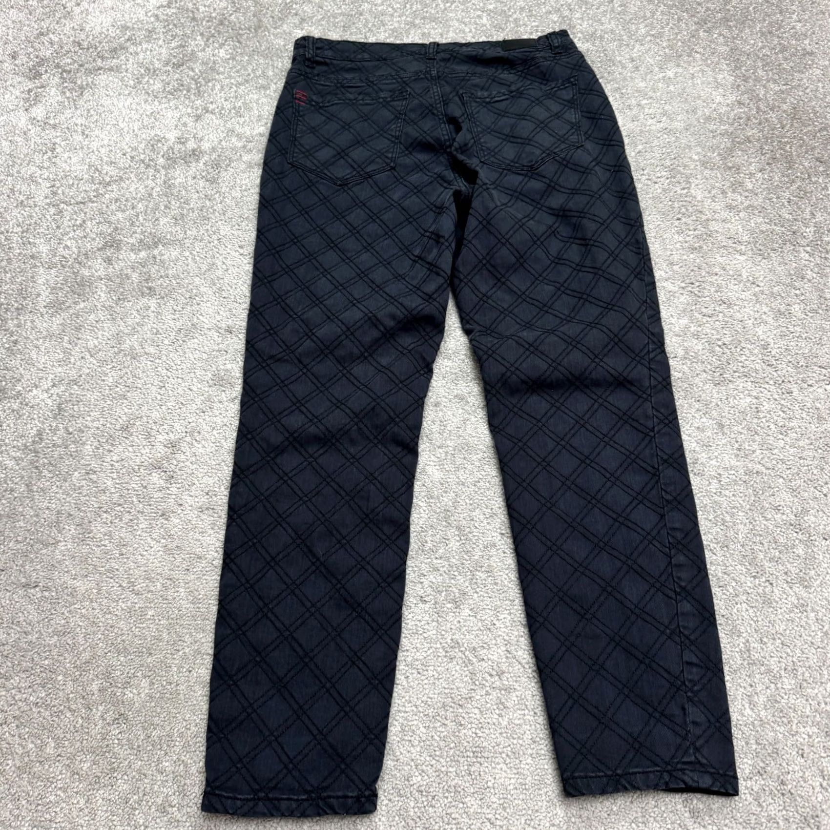 Vintage VINTAGE Urban Outfitters BDG High Rise Twig Ankle Denim Jeans Womens 31x29 Navy Diamond Size 30" / US 8 / IT 44 - 2 Thumbnail