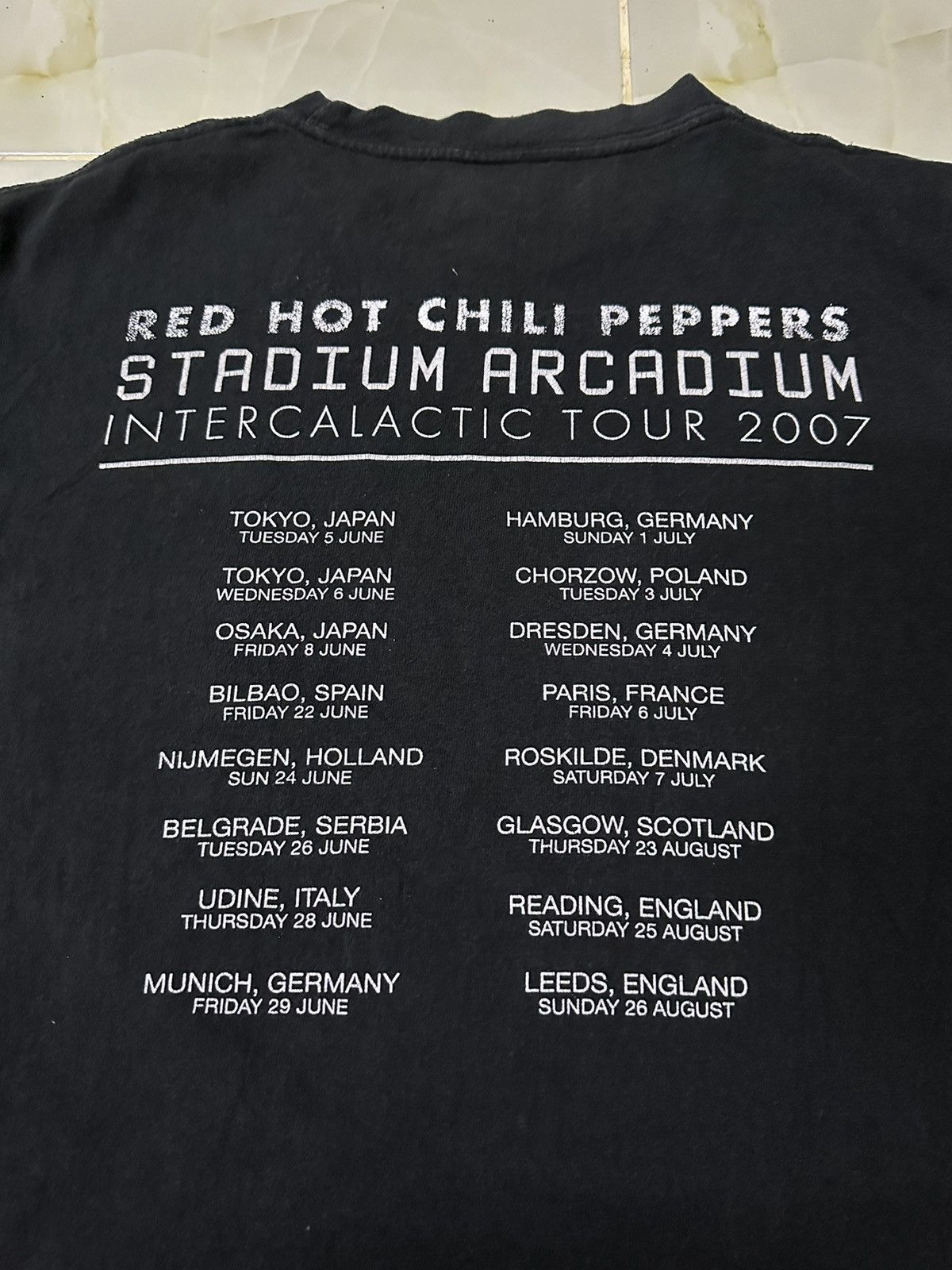 Band Tees × Vintage Vintage 2007 RHCP Atmosphere Japan Tour Tee Small Size US S / EU 44-46 / 1 - 8 Thumbnail