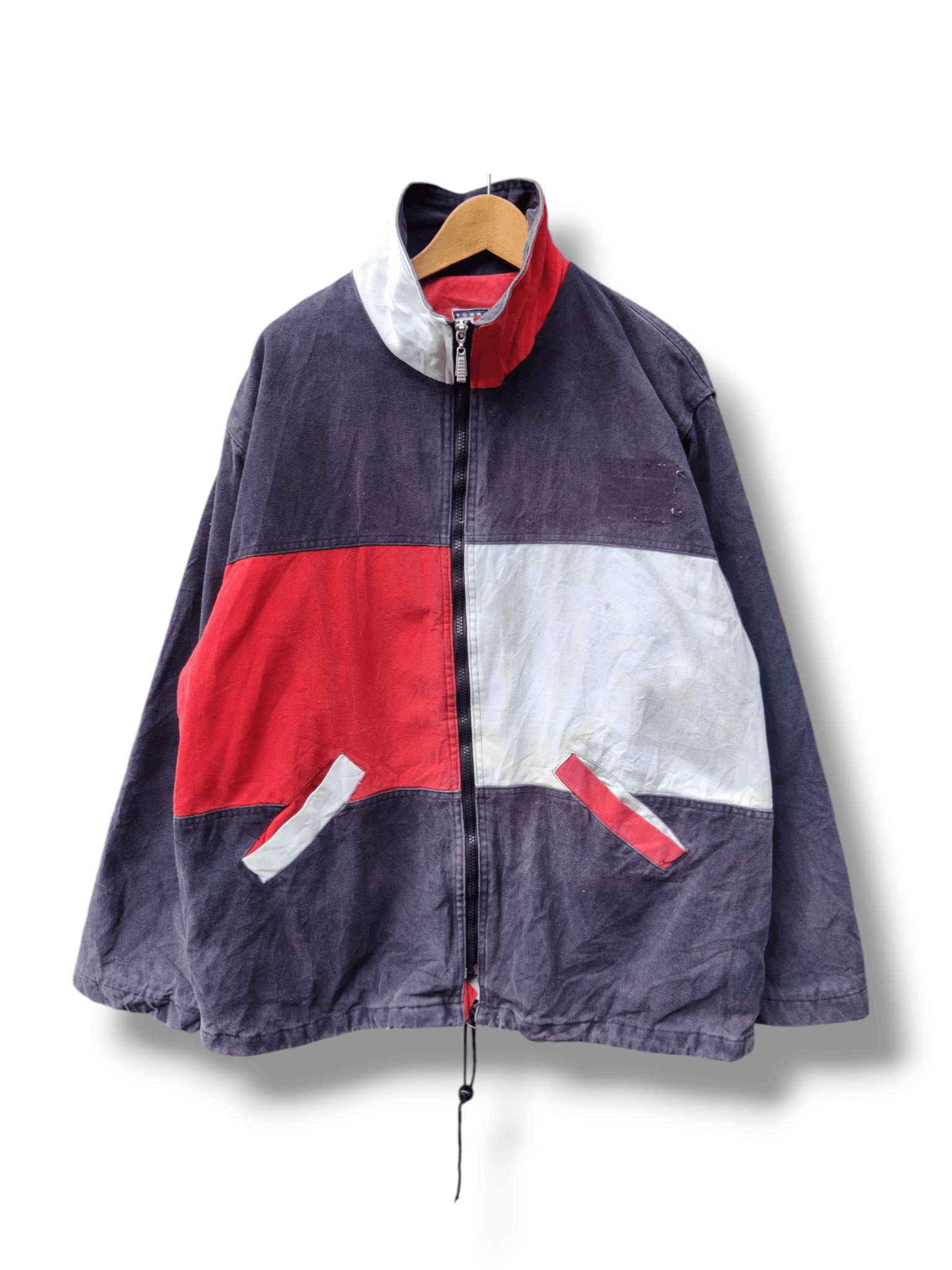 Tommy Hilfiger Vintage Distressed Rare Tommy Hilfiger Spell Out Jacket Size US M / EU 48-50 / 2 - 2 Thumbnail