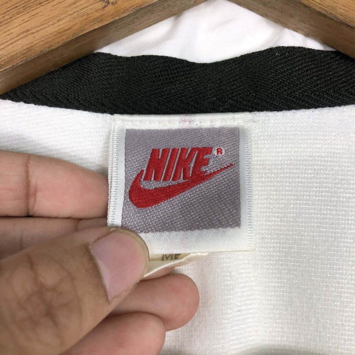 Nike 🔥VINTAGE ZIPPER JACKET NIKE BIG SWOOSH LOGO Size US M / EU 48-50 / 2 - 21 Thumbnail
