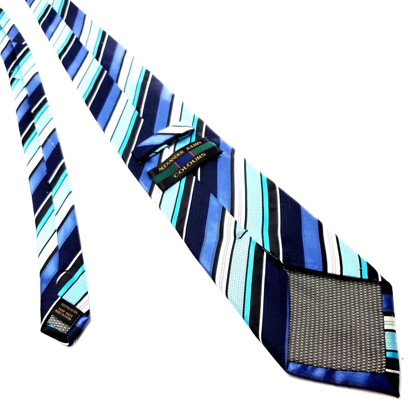 Alexander Julian Alexander Julian Colours Multi Colored Polyester Tie Woven S Size ONE SIZE - 3 Thumbnail