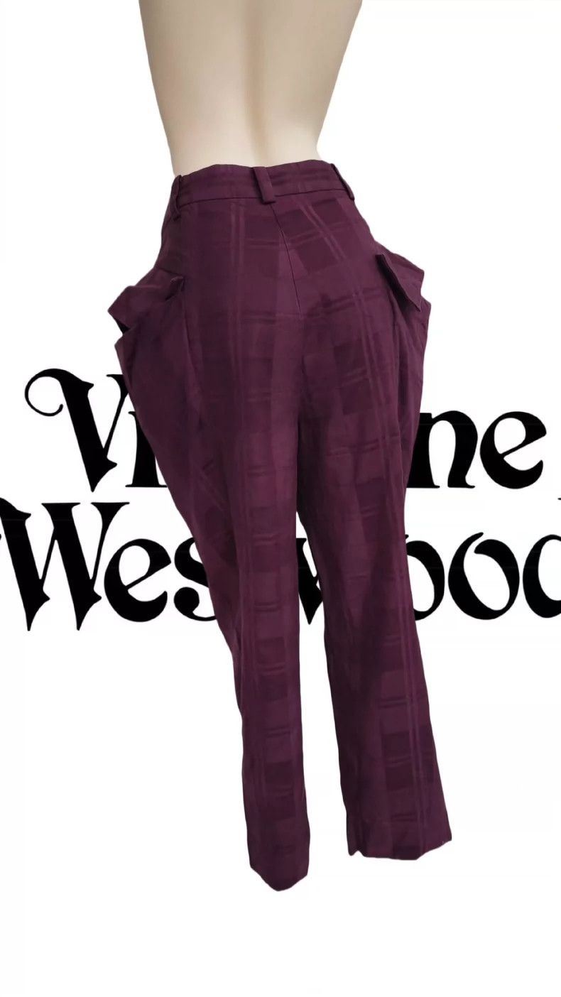 Vivienne Westwood Vivienne Westwood sizeM Meizi checkered pattern deformed tr Size 28" / US 6 / IT 42 - 3 Thumbnail