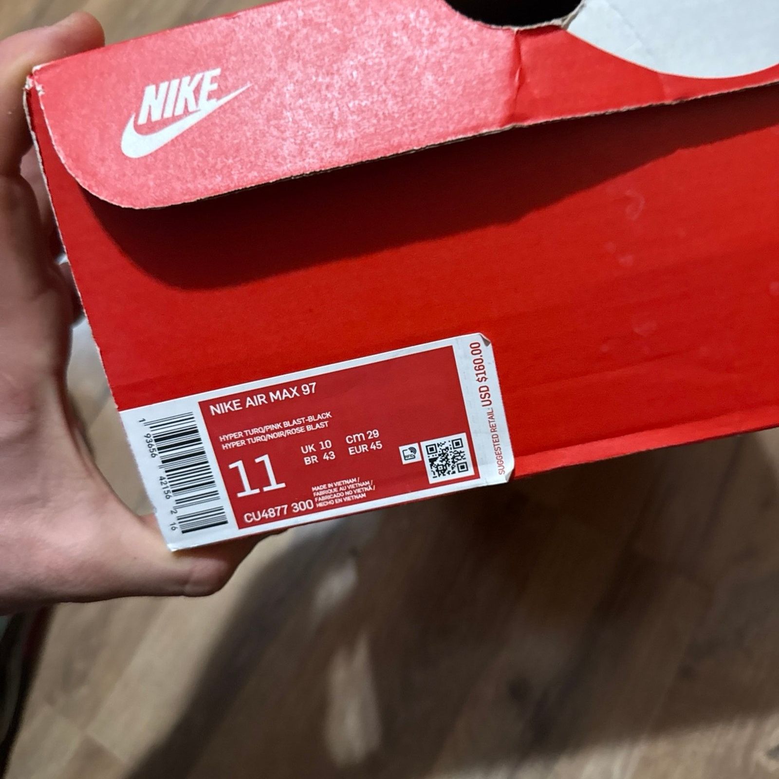 Nike Nike Air Max 97 Hyper Turquoise South Beach Size US 11 / EU 44 - 10 Thumbnail