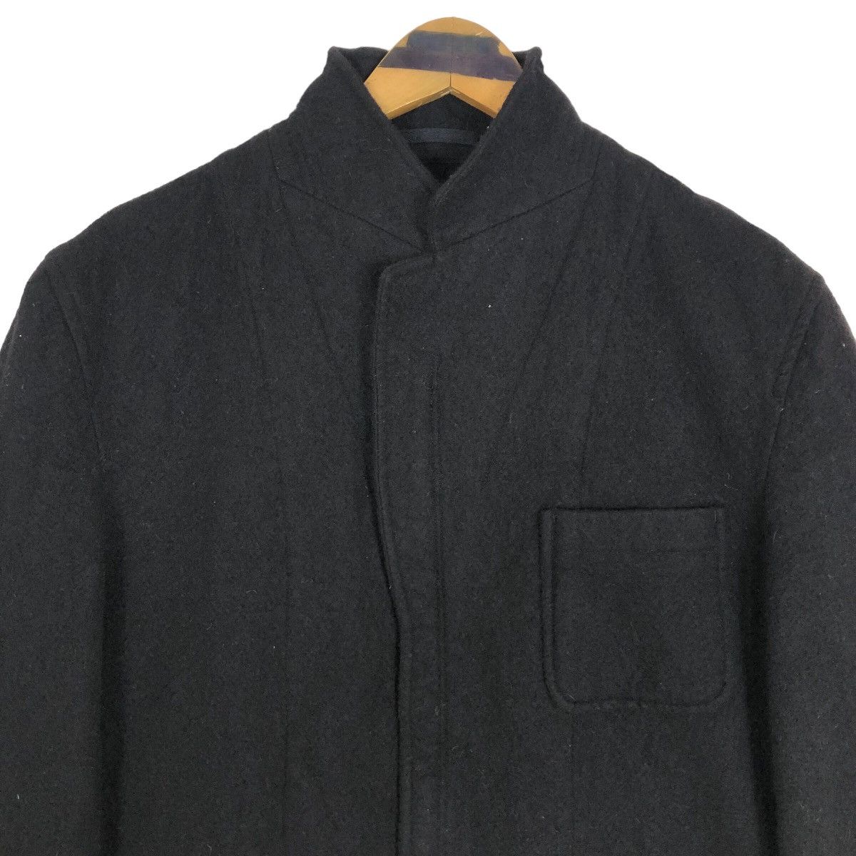 Comme des Garcons Homme Vintage Comme Des Garcons Homme 1999 S/S Wool Zip Up Jacket Size US M / EU 48-50 / 2 - 3 Thumbnail