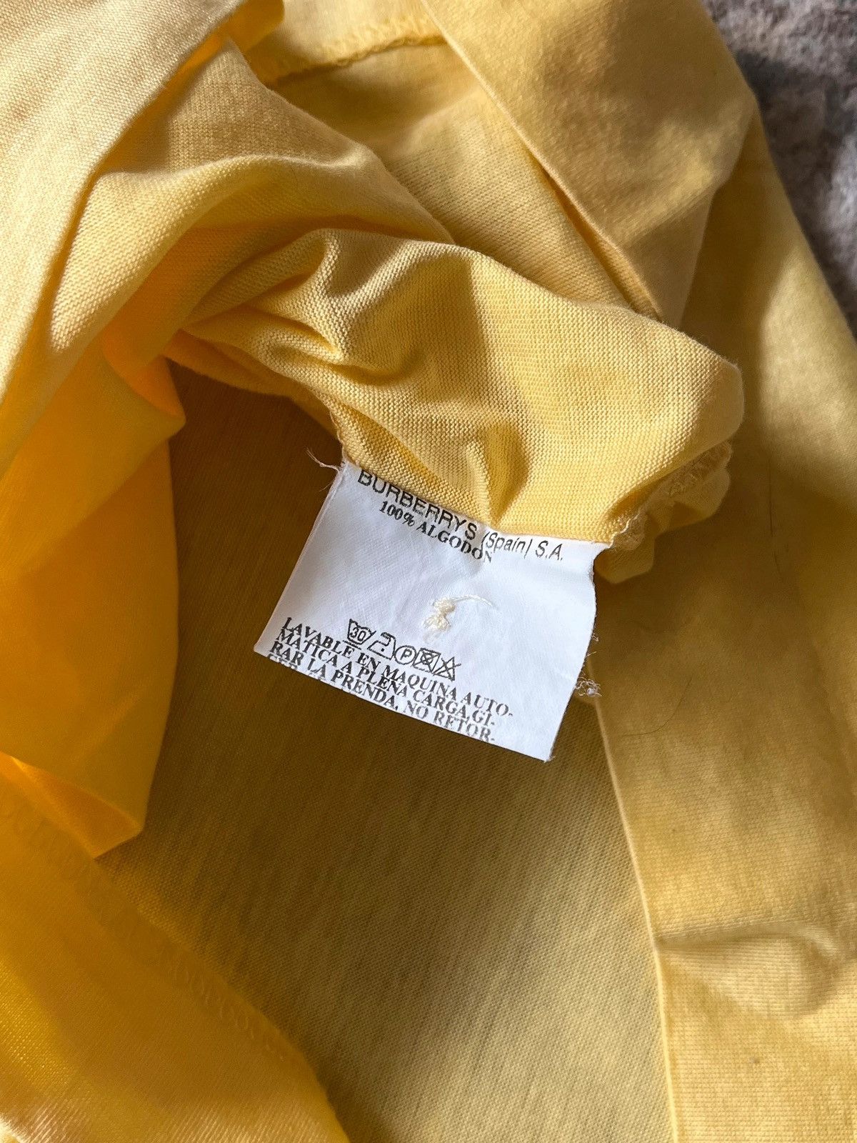 Burberry Burberry's London 1990s Polo Shirt Sz 7 / XL Size US XL / EU 56 / 4 - 5 Thumbnail