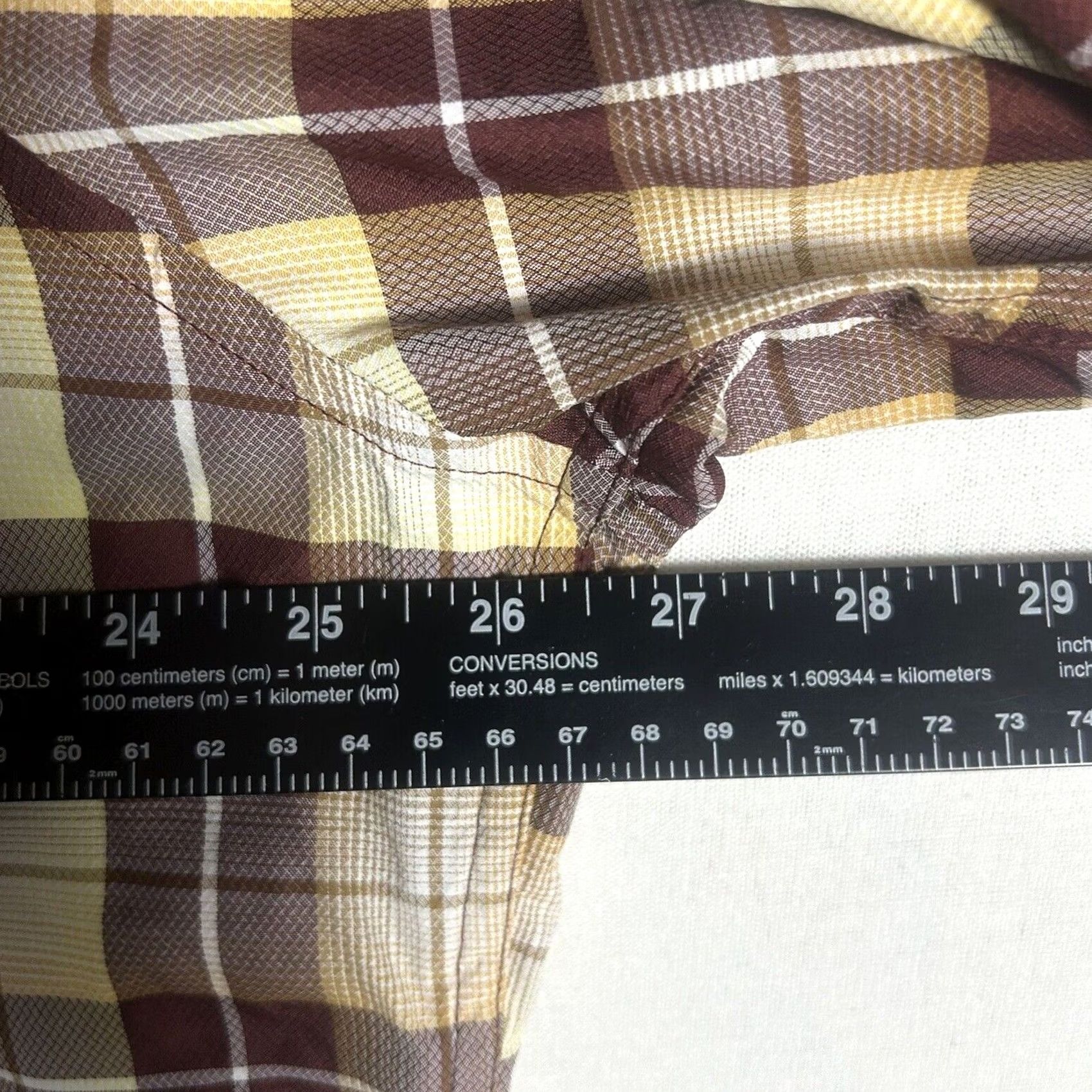 Eddie Bauer Eddie Bauer Flannel Shirt Mens XLT Tall Long Sleeve Plaid Brown Button-Up Pocket Size US XL / EU 56 / 4 - 5 Thumbnail