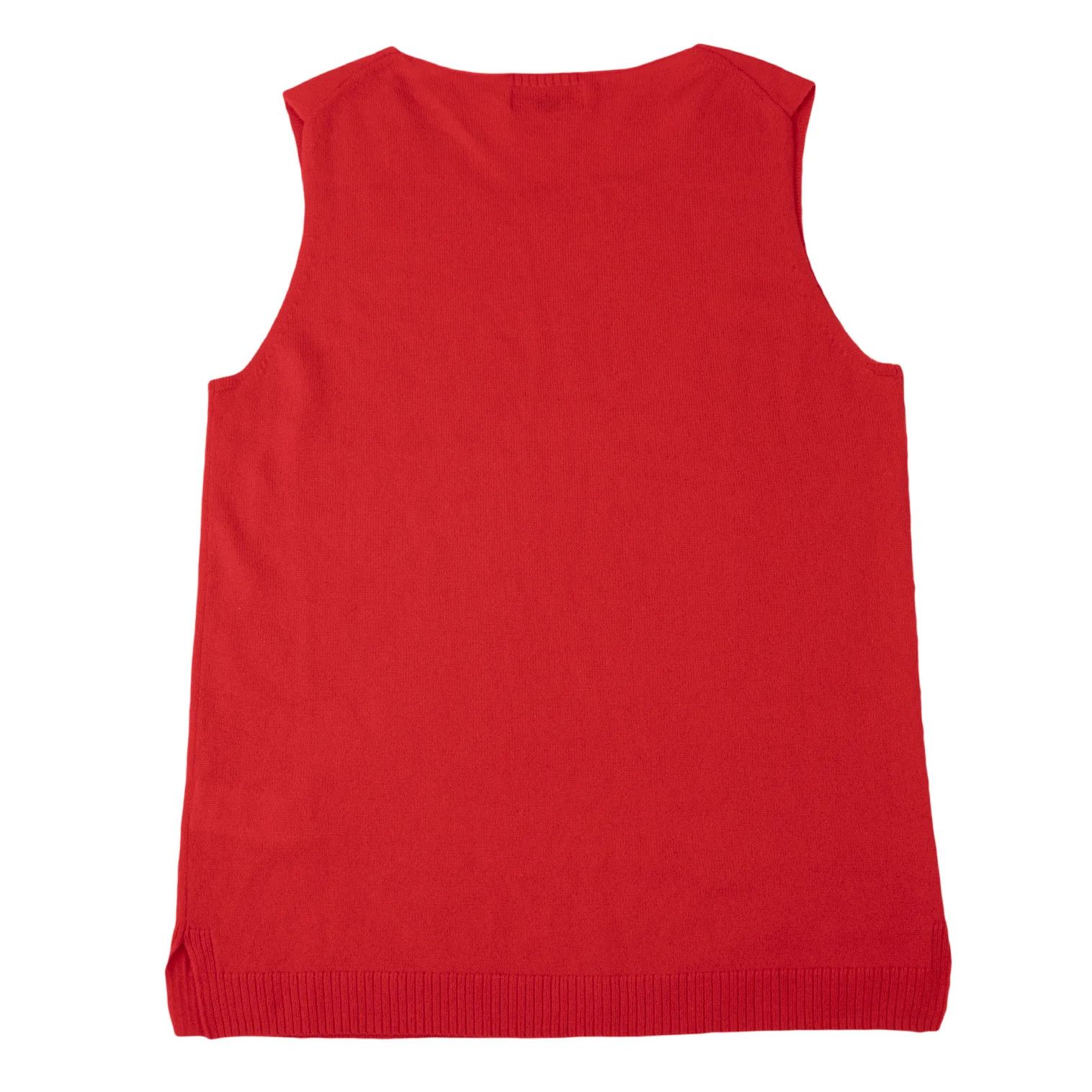 Yohji Yamamoto Yohji Yamamoto Logo Embroidered Cashmere Knit Vest Size US S / EU 44-46 / 1 - 9 Thumbnail