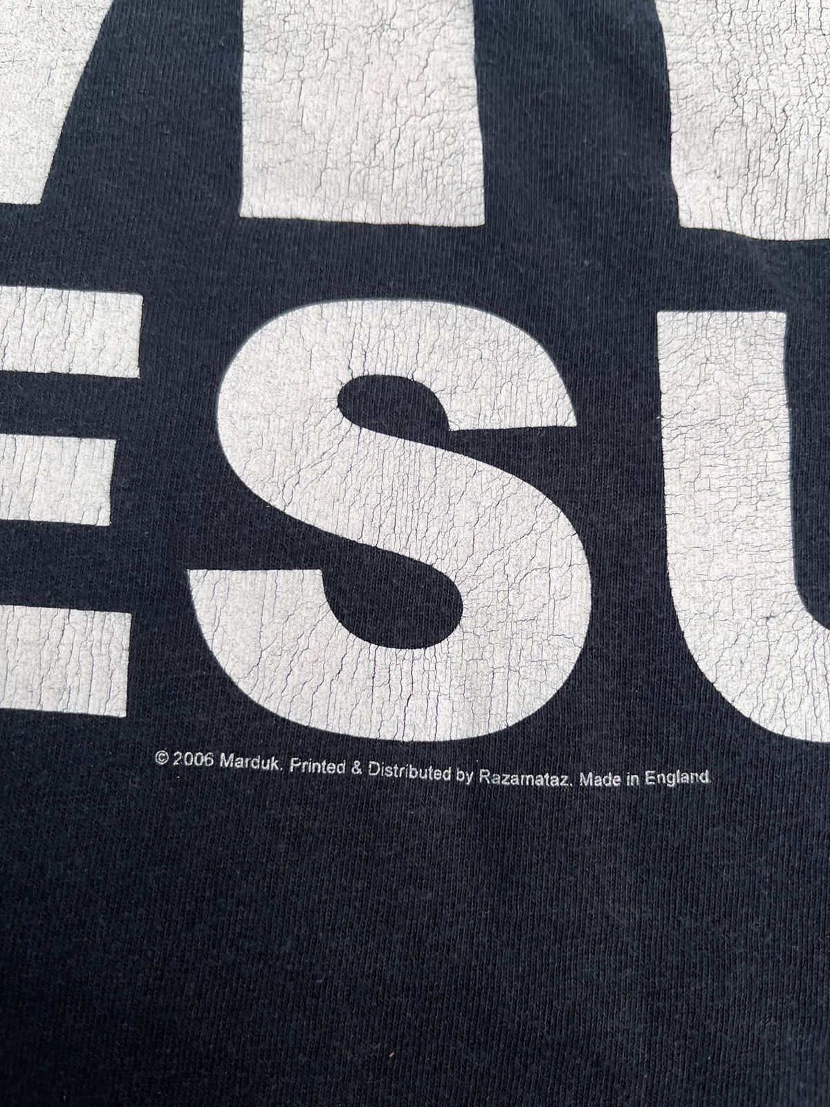 Band Tees Vintage 00s Marduk Fuck me Jesus Black Metal Tshirt Size US XL / EU 56 / 4 - 7 Thumbnail