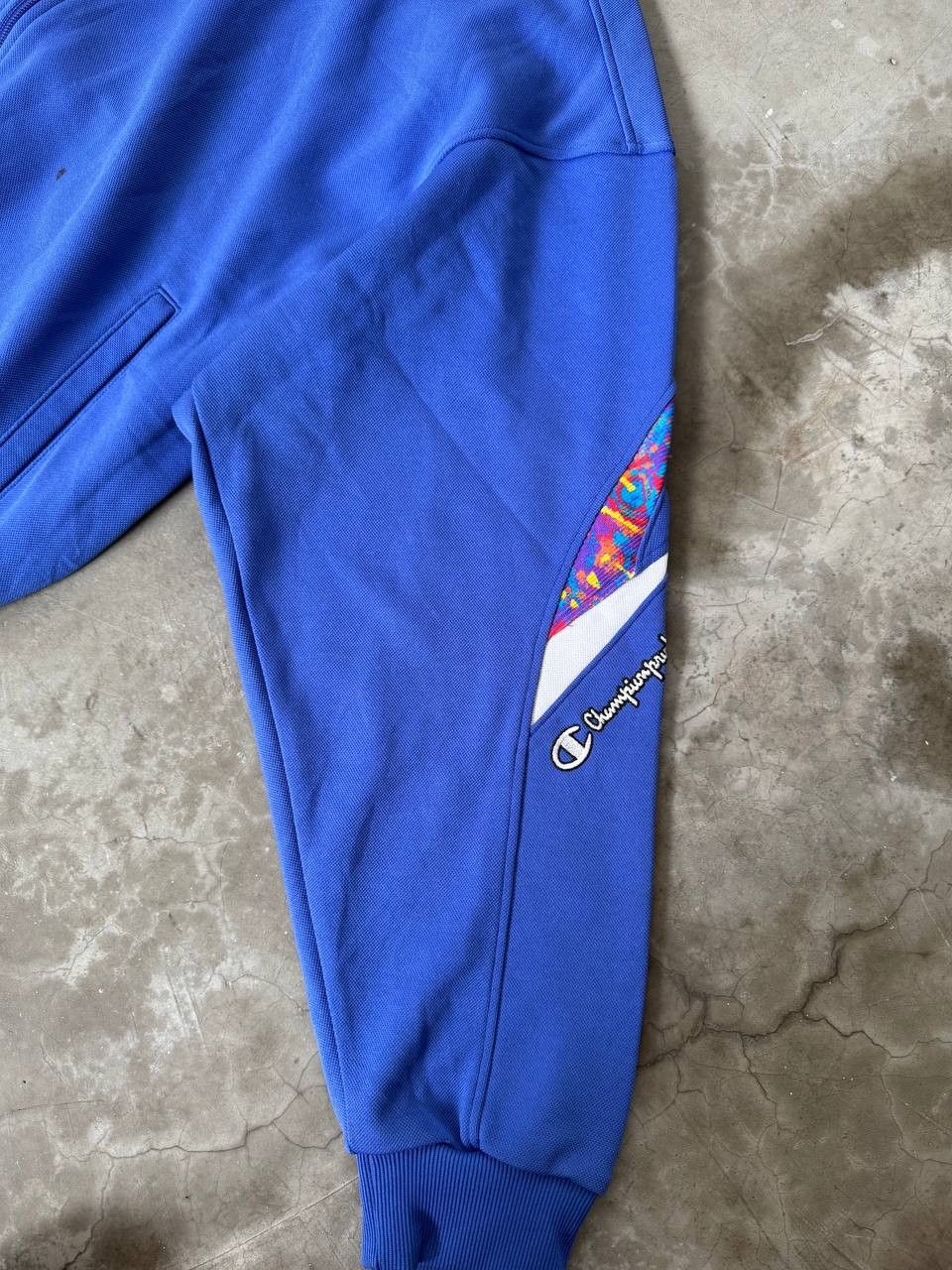 Champion Champion - Blue Fiesta Camo Track Jacket 1990s Large Size US M / EU 48-50 / 2 - 7 Thumbnail