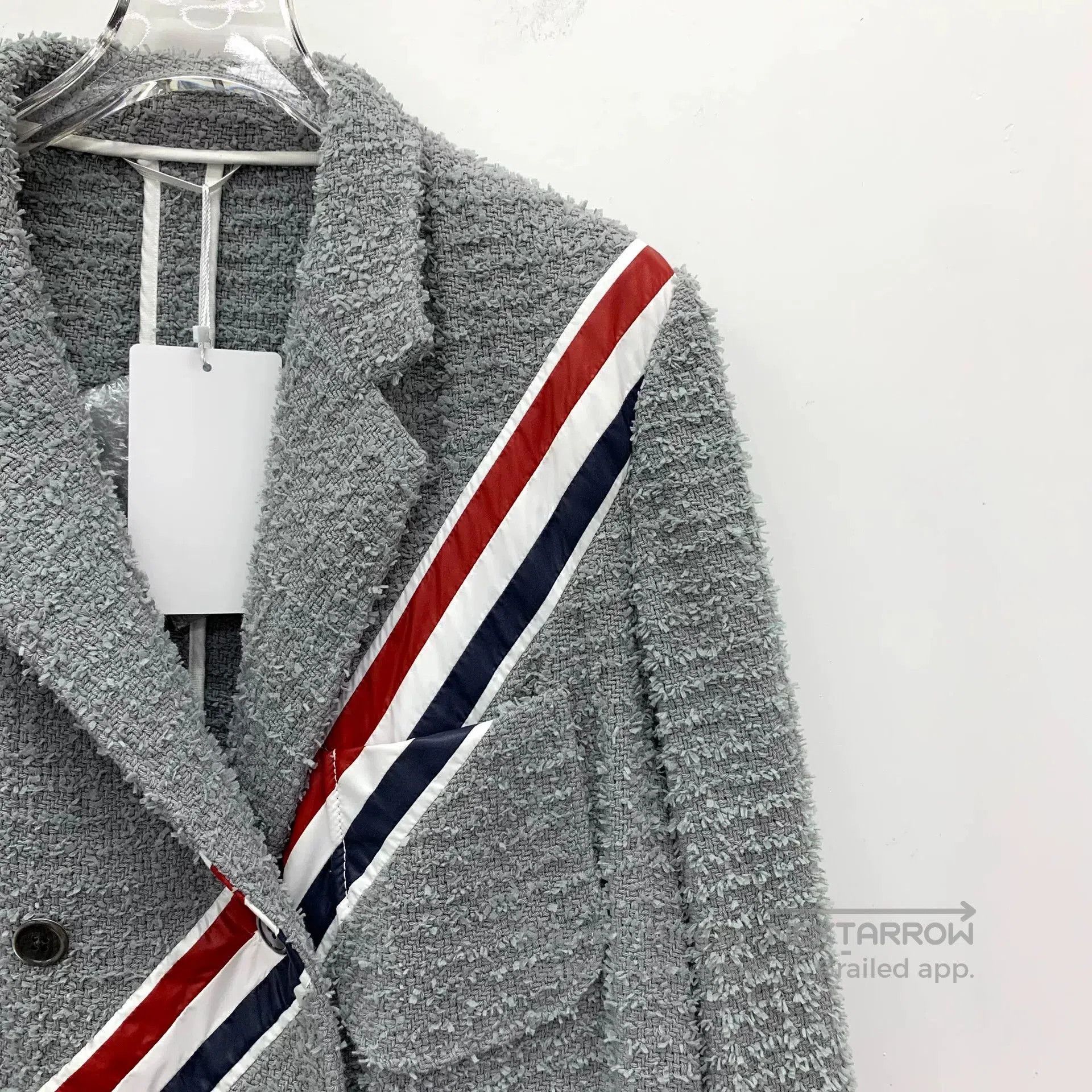 Thom Browne thom browne gray double-breasted jacket. Size US S / EU 44-46 / 1 - 3 Thumbnail