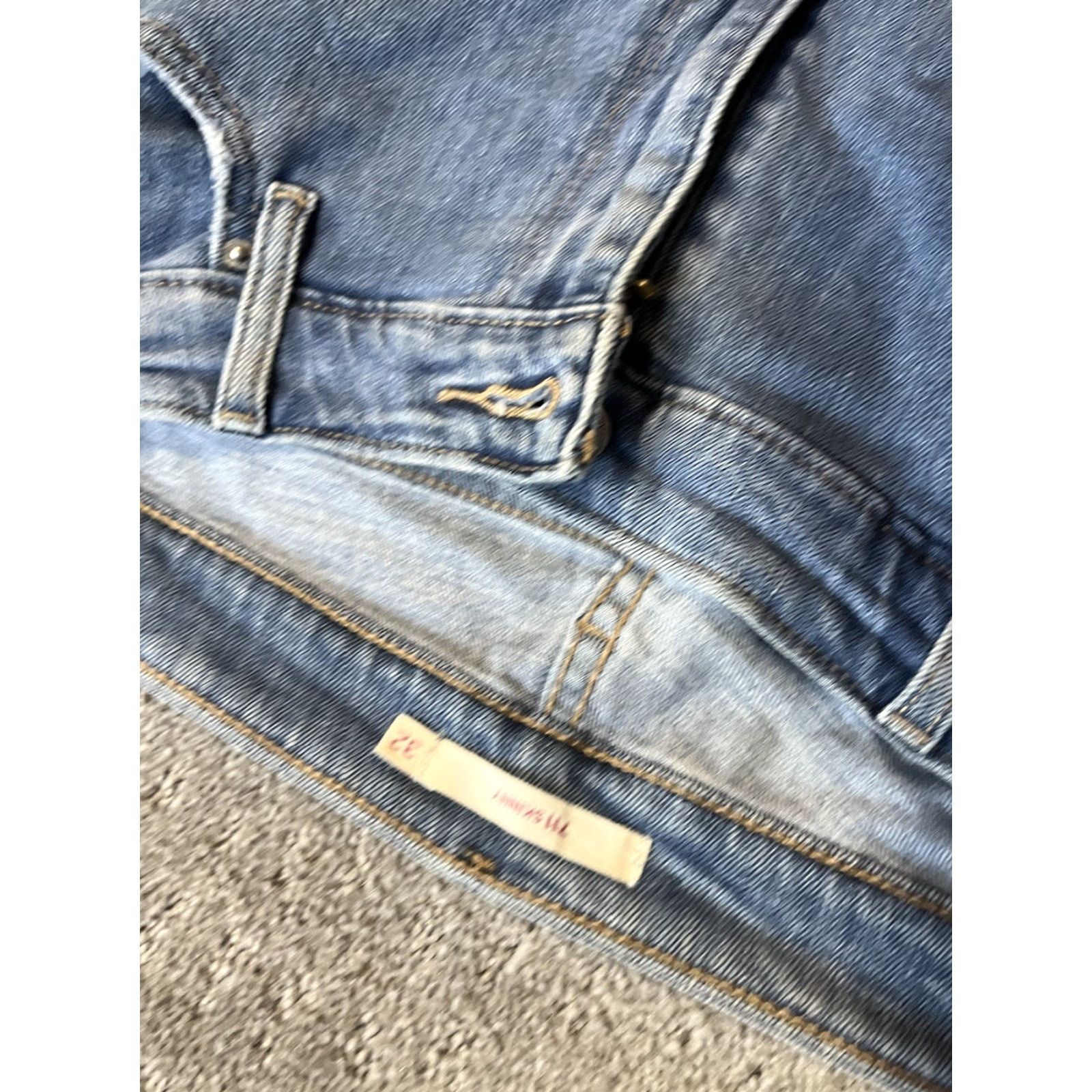 Levi's Levi's 711 Skinny Jeans Womens Blue Size 32 (32x28) Low Rise Regular Fit Denim Size 24" / US 00 / IT 34 - 7 Thumbnail