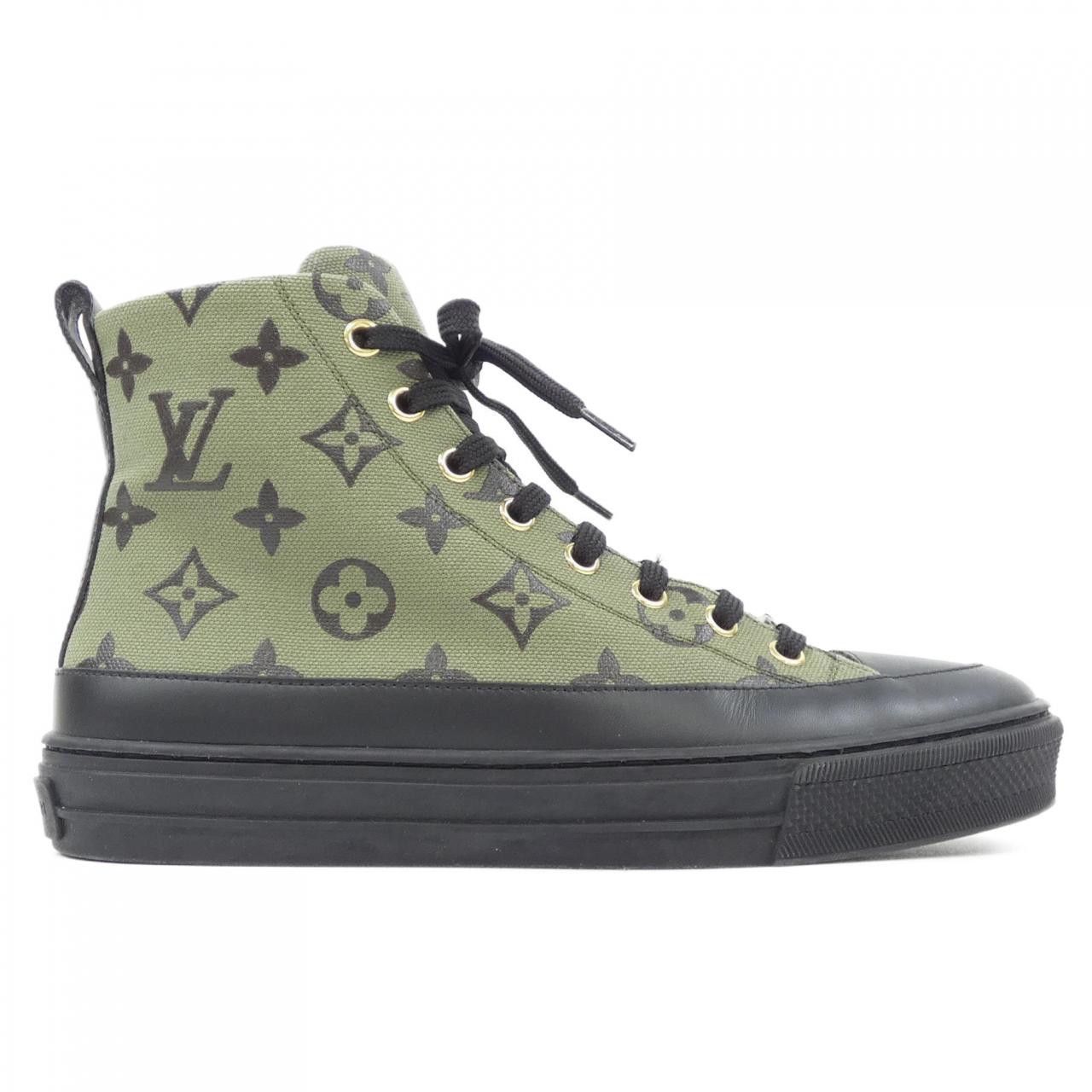 Louis Vuitton Louis Vuitton Louis Vuitton Stellar Line Sneakers Leather Shoes DUTY FREE for USA Size ONE SIZE - 1 Thumbnail