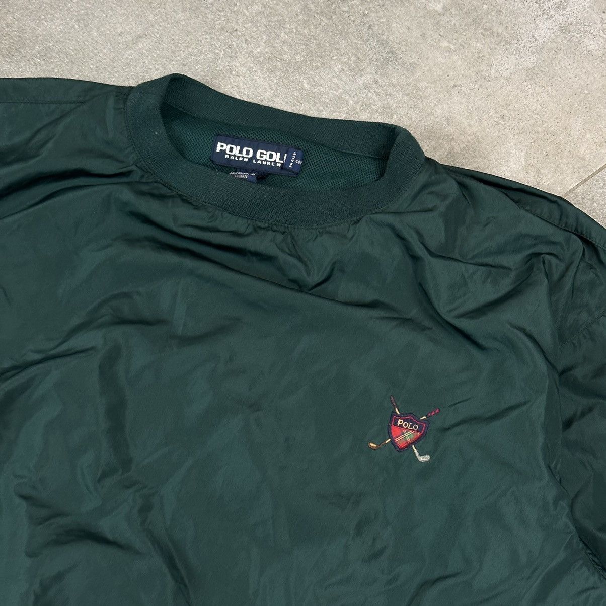 Polo Ralph Lauren × Vintage Polo Ralph Lauren vintage nylon sweatshirt L golf 90s Size US L / EU 52-54 / 3 - 2 Thumbnail
