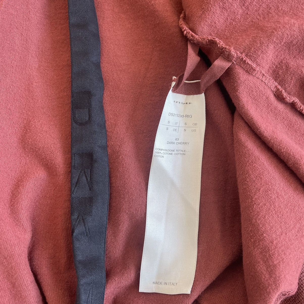 Rick Owens Drkshdw SS21 Split Cutout Hoodie Sweatshirt Size US S / EU 44-46 / 1 - 8 Thumbnail