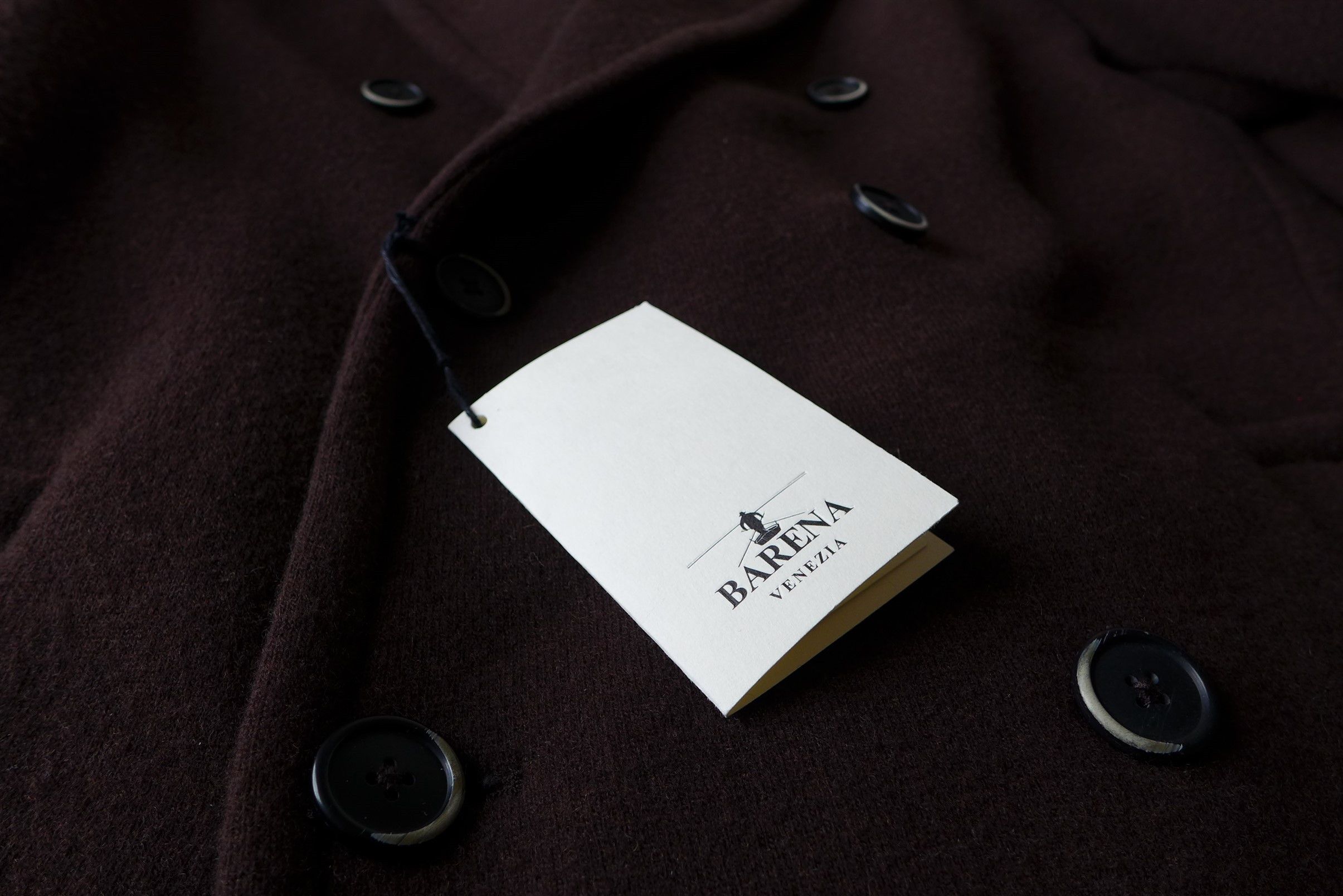 Barena Barena Double Breasted Overcoat - Brown Wool Size US L / EU 52-54 / 3 - 9 Thumbnail