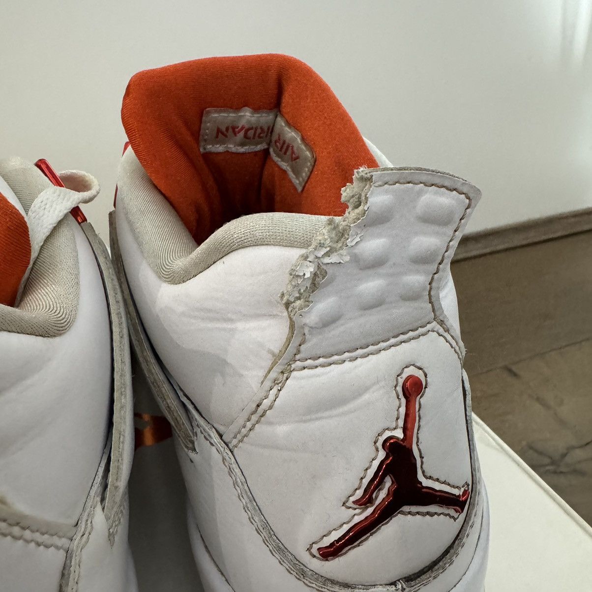 Jordan Brand Jordan 4 Retro Metallic Orange Size US 10 / EU 43 - 9 Thumbnail