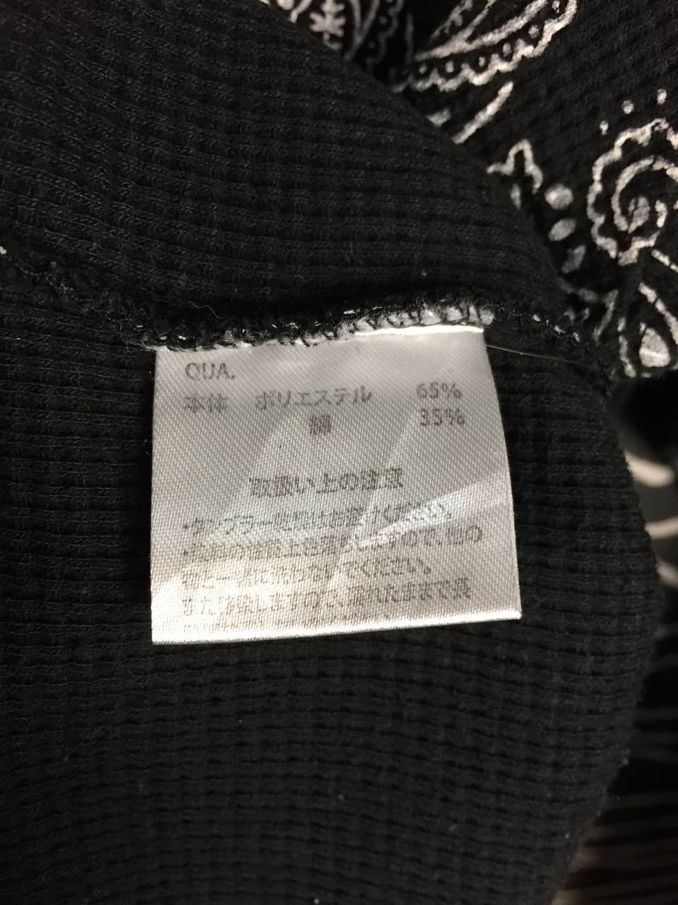 Japanese Brand ANAP Japan All-Over Print Paisley Waffle Knit Thermal Tee Size US L / EU 52-54 / 3 - 8 Thumbnail