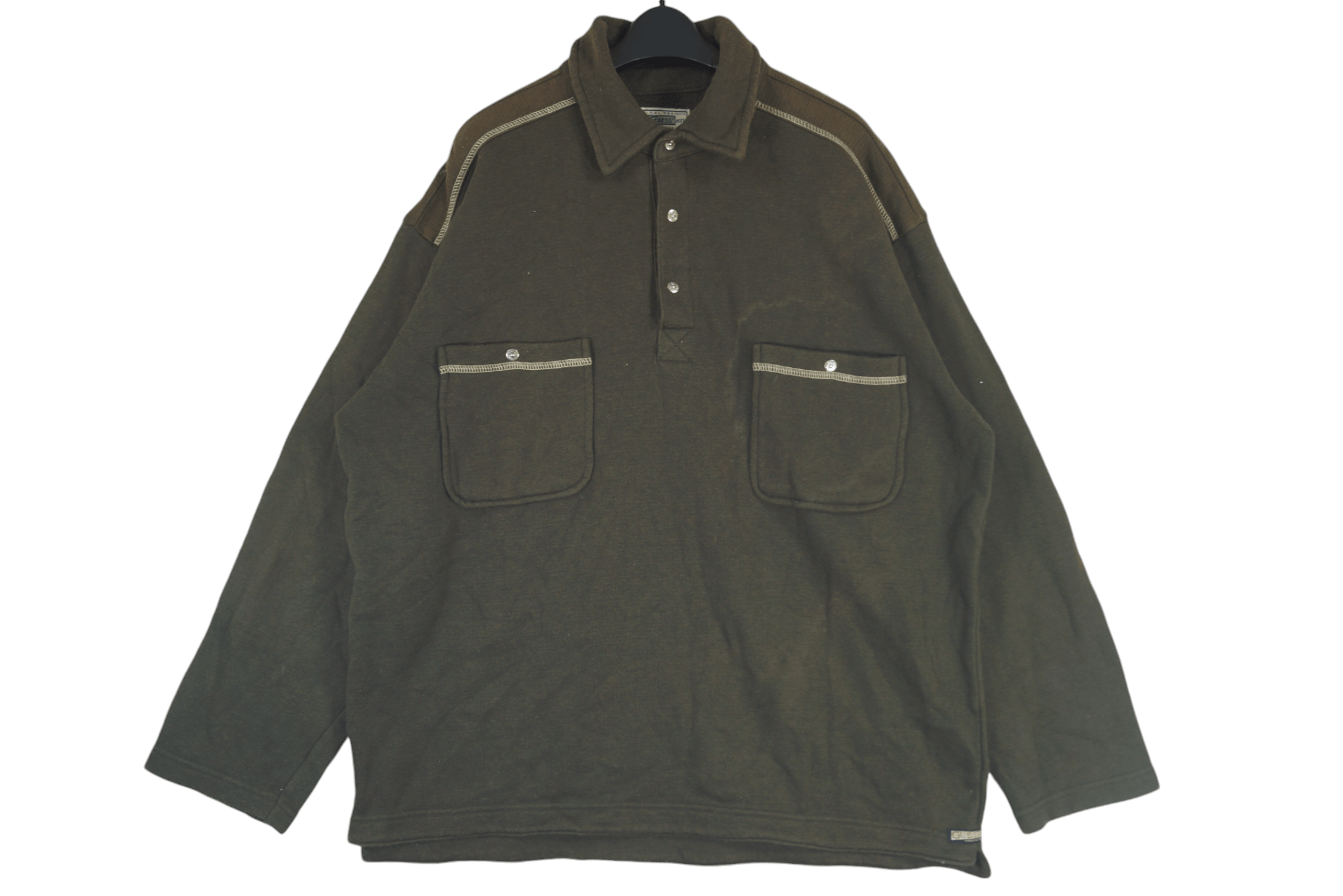 Guess × Vintage Guess Sweatshirt Collar Button Up Nice Design Size US M / EU 48-50 / 2 - 1 Thumbnail