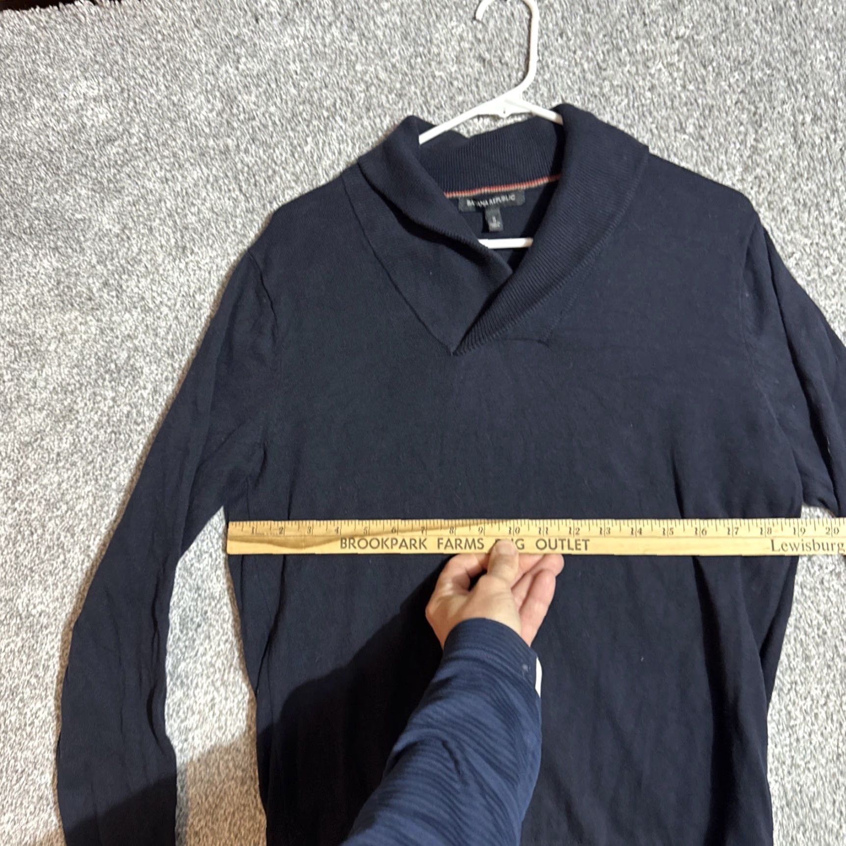 Banana Republic VINTAGE Banana Republic Sweater Mens S Shawl Collar Preppy Minimalist City Outdoor All Seasons Knit Pullover Size US S / EU 44-46 / 1 - 3 Thumbnail