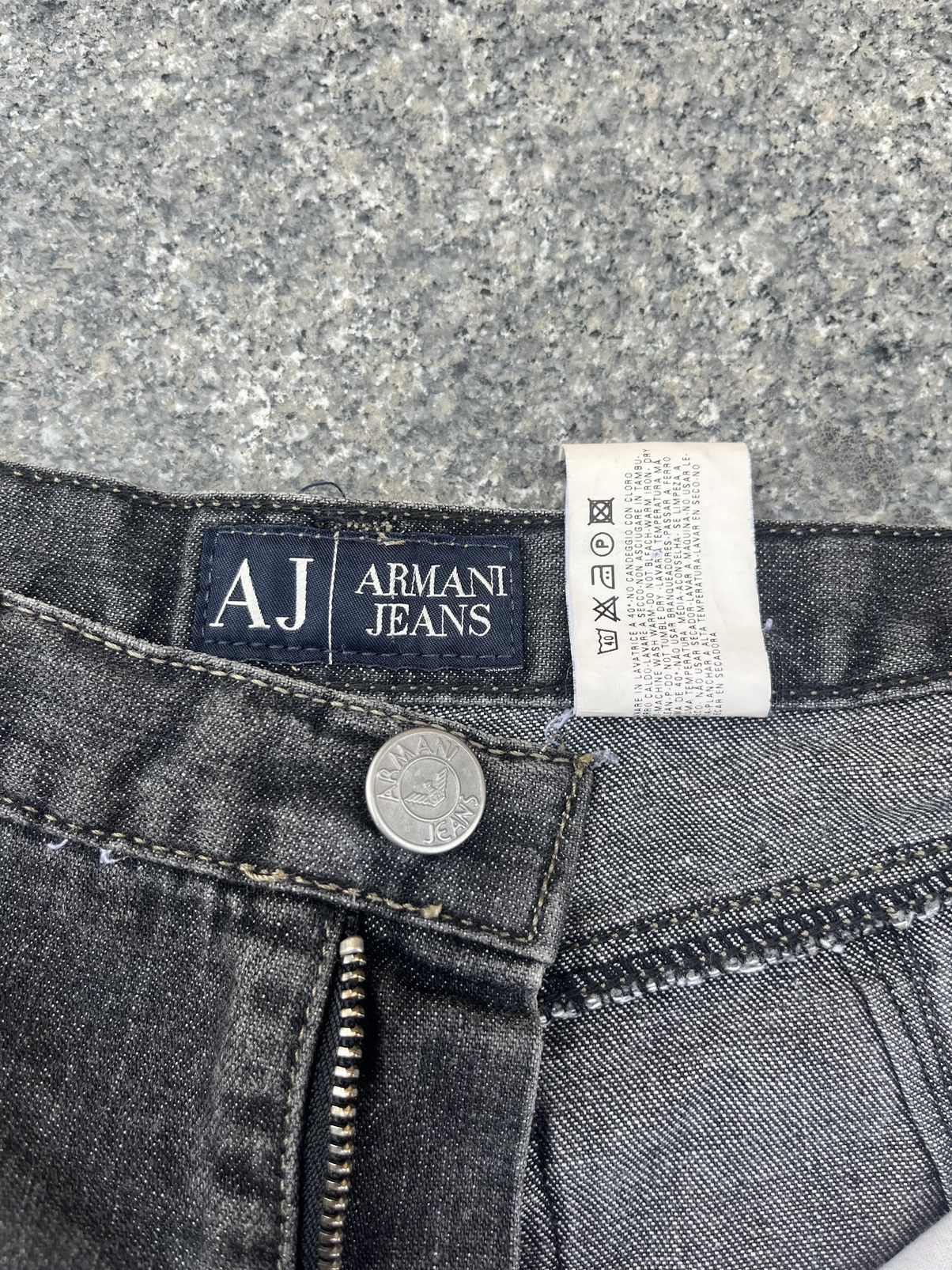 Emporio Armani Emporio Armani Jeans Slim Fit Stretch Denim Size 29 Black Size US 29 - 10 Thumbnail