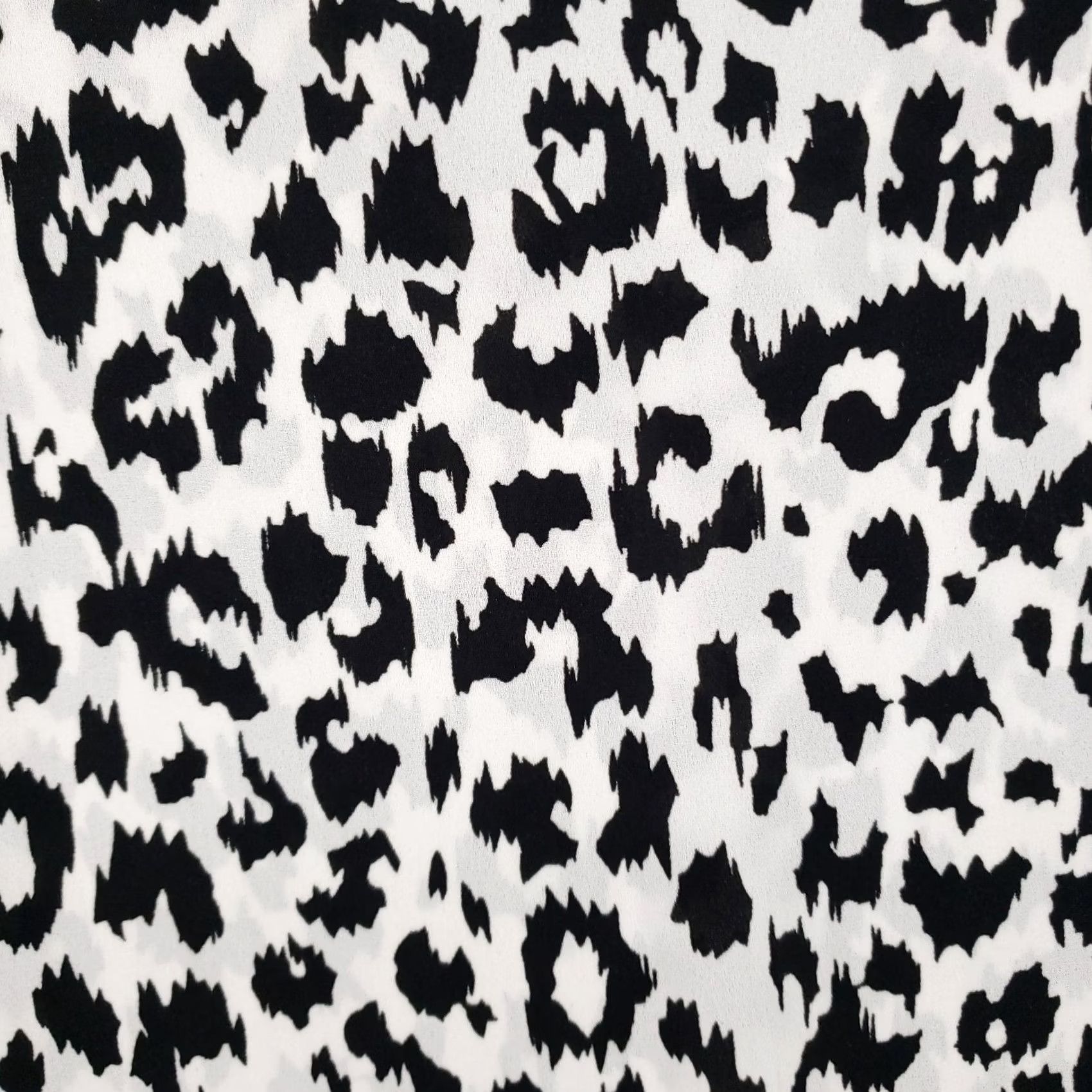 Vintage Peach Love Blouse S Small White Animal Print Top Round Neck Long Sleeves Womens Size S / US 4 / IT 40 - 3 Thumbnail