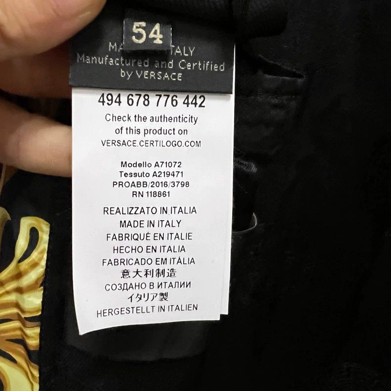 Versace Versace Bucklow floral print zip jacket Size US L / EU 52-54 / 3 - 4 Thumbnail