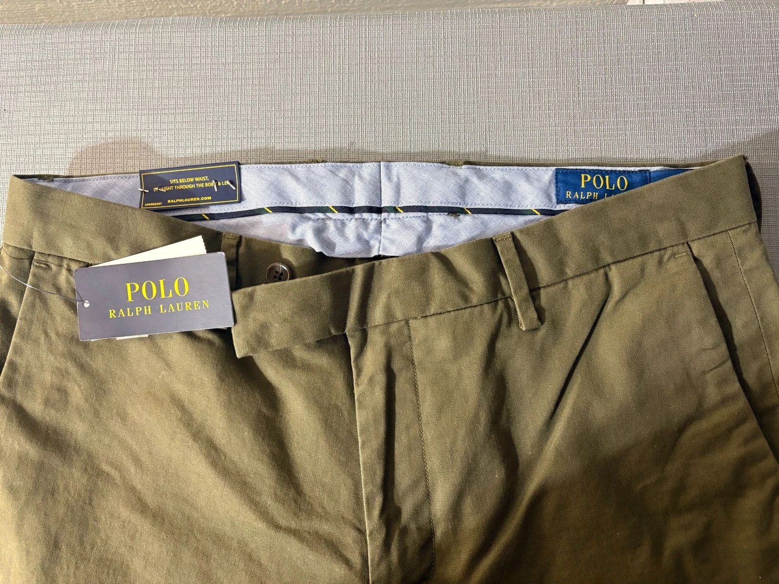 Polo Ralph Lauren Polo Ralph Lauren Straight Fit Chino Pants Size US 33 - 4 Thumbnail