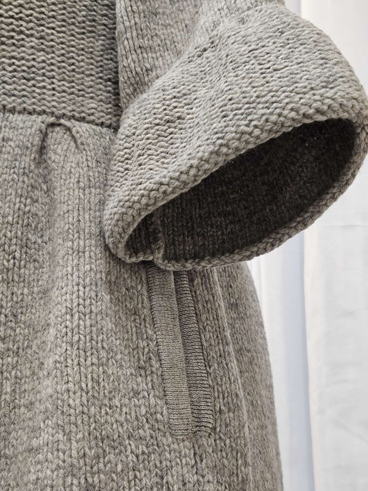 Alice + Olivia × Vintage Alice & Olivia Knit Wool Alpaca Bell Sleeve Cardigan/ Dress Size M / US 6-8 / IT 42-44 - 13 Thumbnail