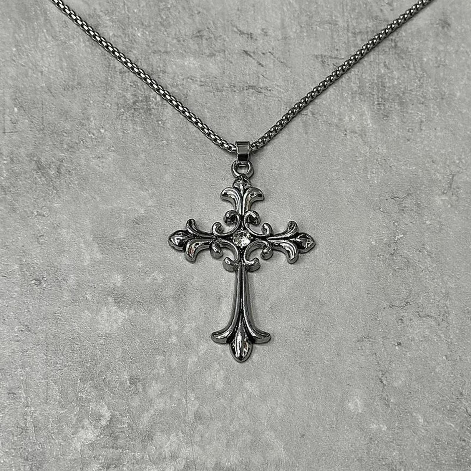 Other Silver gothic opium chrome cross WMNS Size ONE SIZE - 2 Thumbnail