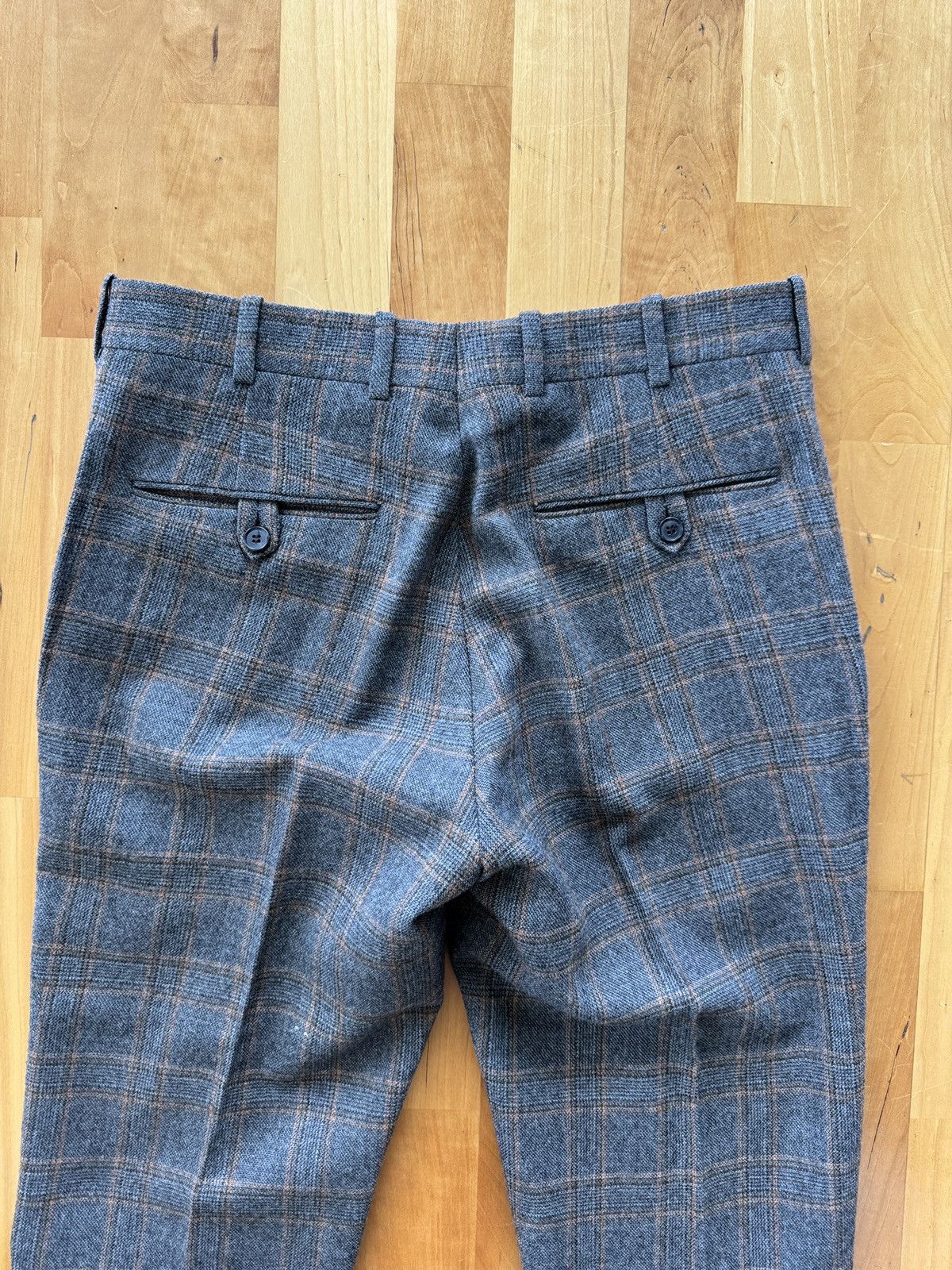 Billy Reid Billy Reid Size 30 Wool Plaid Cropped Trousers Size US 30 / EU 46 - 9 Thumbnail