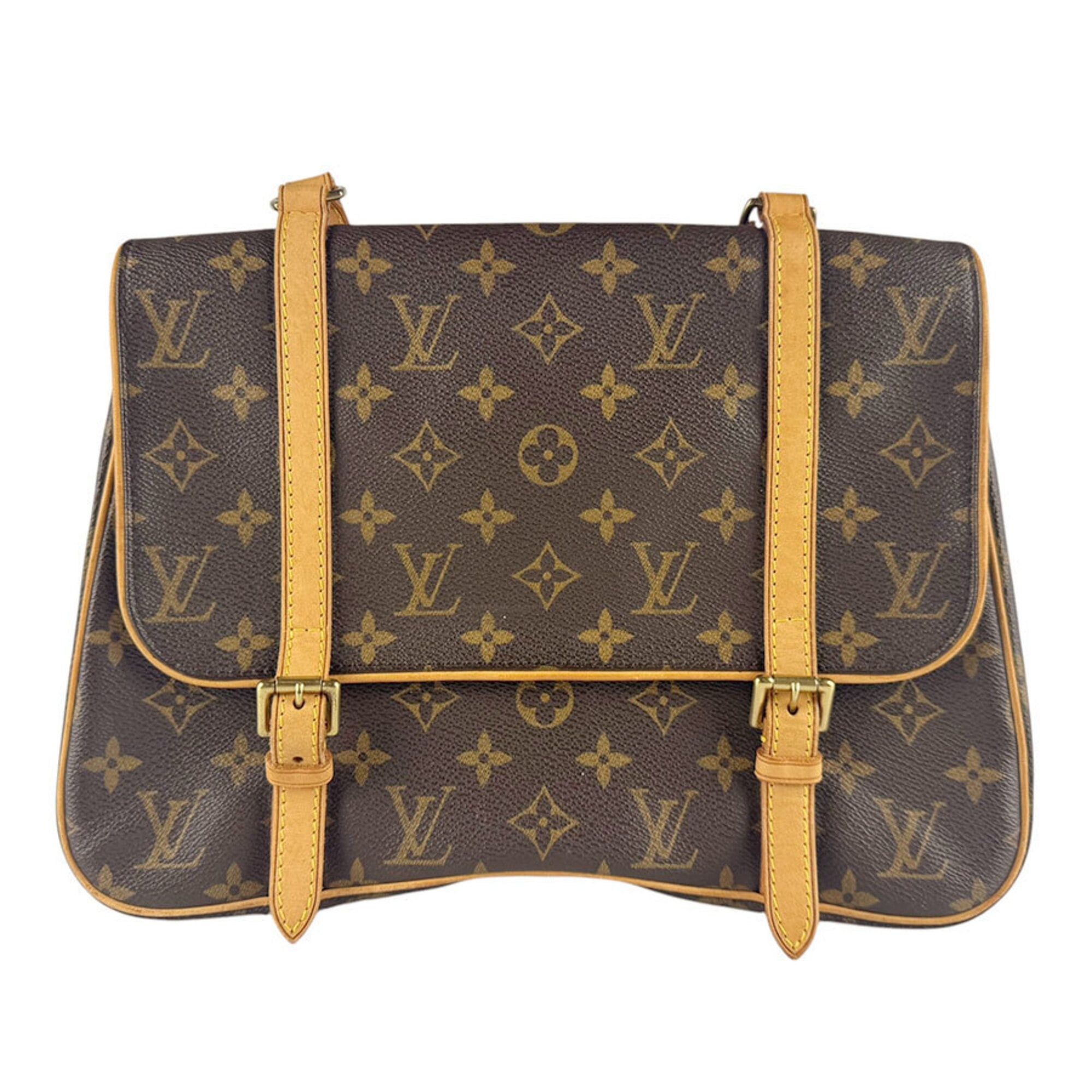 Louis Vuitton Louis Vuitton Backpack Shoulder Bag Monogram Marelle Sac Ad Canvas Brown Women's M51158 z9581 Size ONE SIZE - 1 Thumbnail