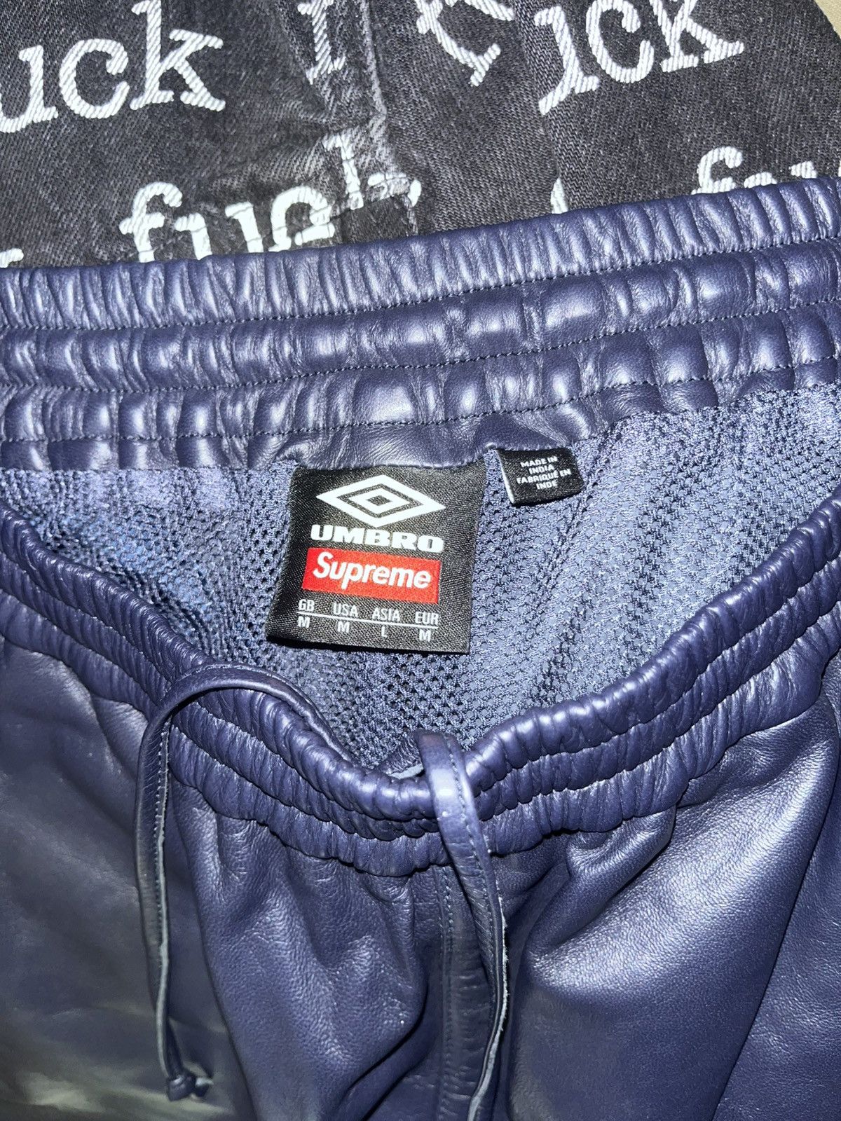 Supreme Supreme x Umbro Leather track Pants Size US 32 / EU 48 - 6 Thumbnail
