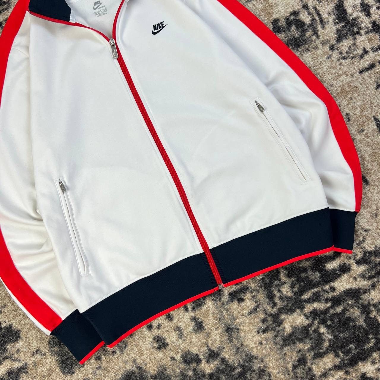 Nike Nike Mini Logo Vintage Y2K Zip Up Track Jacket Size US L / EU 52-54 / 3 - 3 Thumbnail