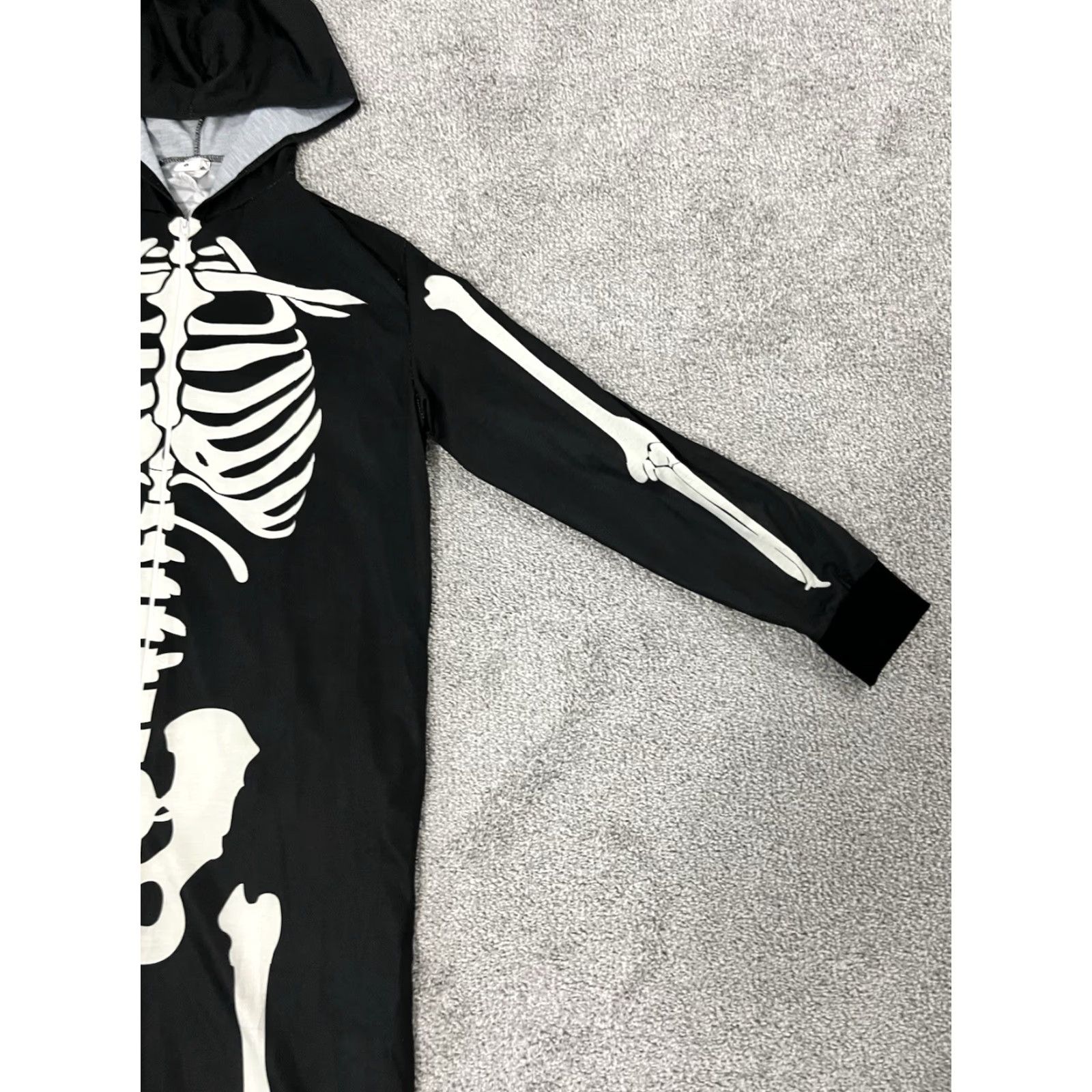 Vintage Morph Costumes Skeleton Hooded Bodysuit Woman Womans Halloween Costume L Black Adult Large 1pc Sexy Costume Size L / US 10 / IT 46 - 4 Thumbnail