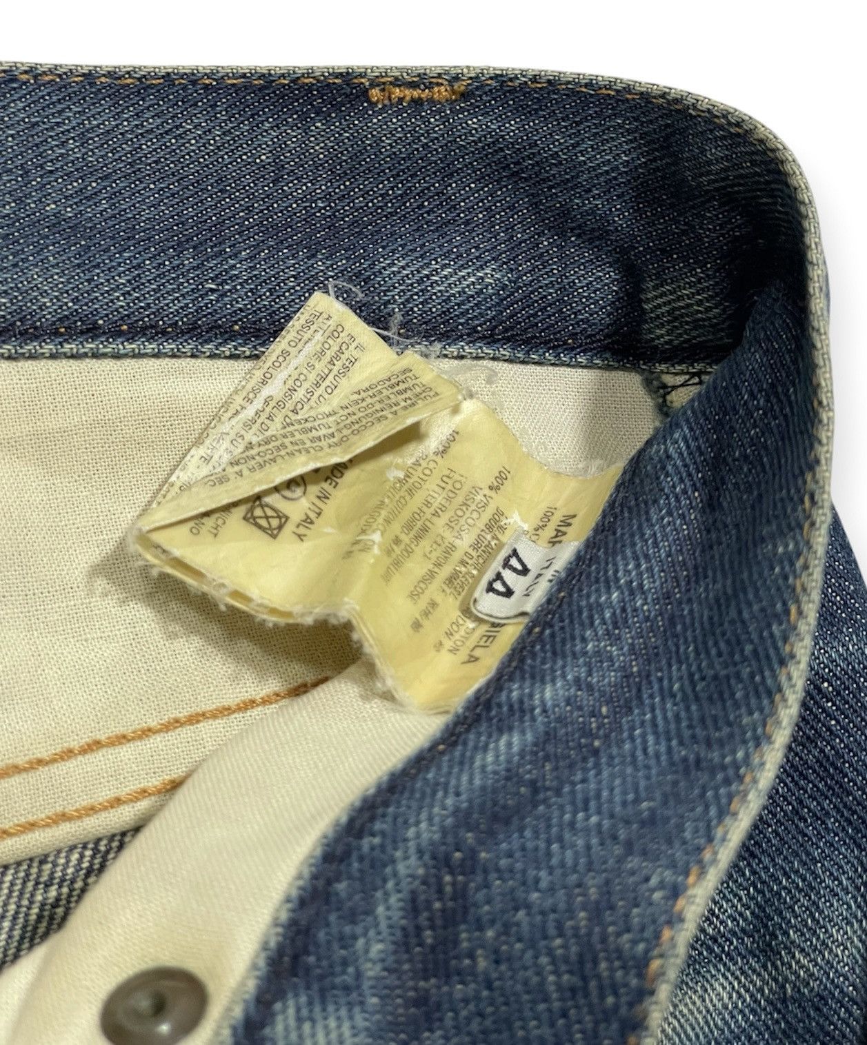Maison Margiela SS03 Flare Distressed Jeans Size US 29 - 11 Thumbnail