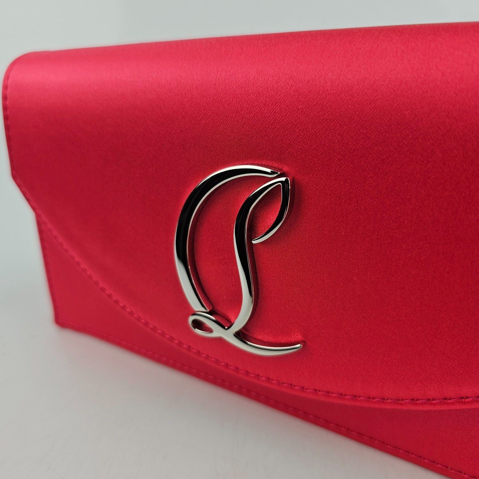 Christian Louboutin CHRISTIAN LOUBOUTIN Loubi54 Venus Pink Satin Shoulder Bag Ne Size ONE SIZE - 5 Thumbnail
