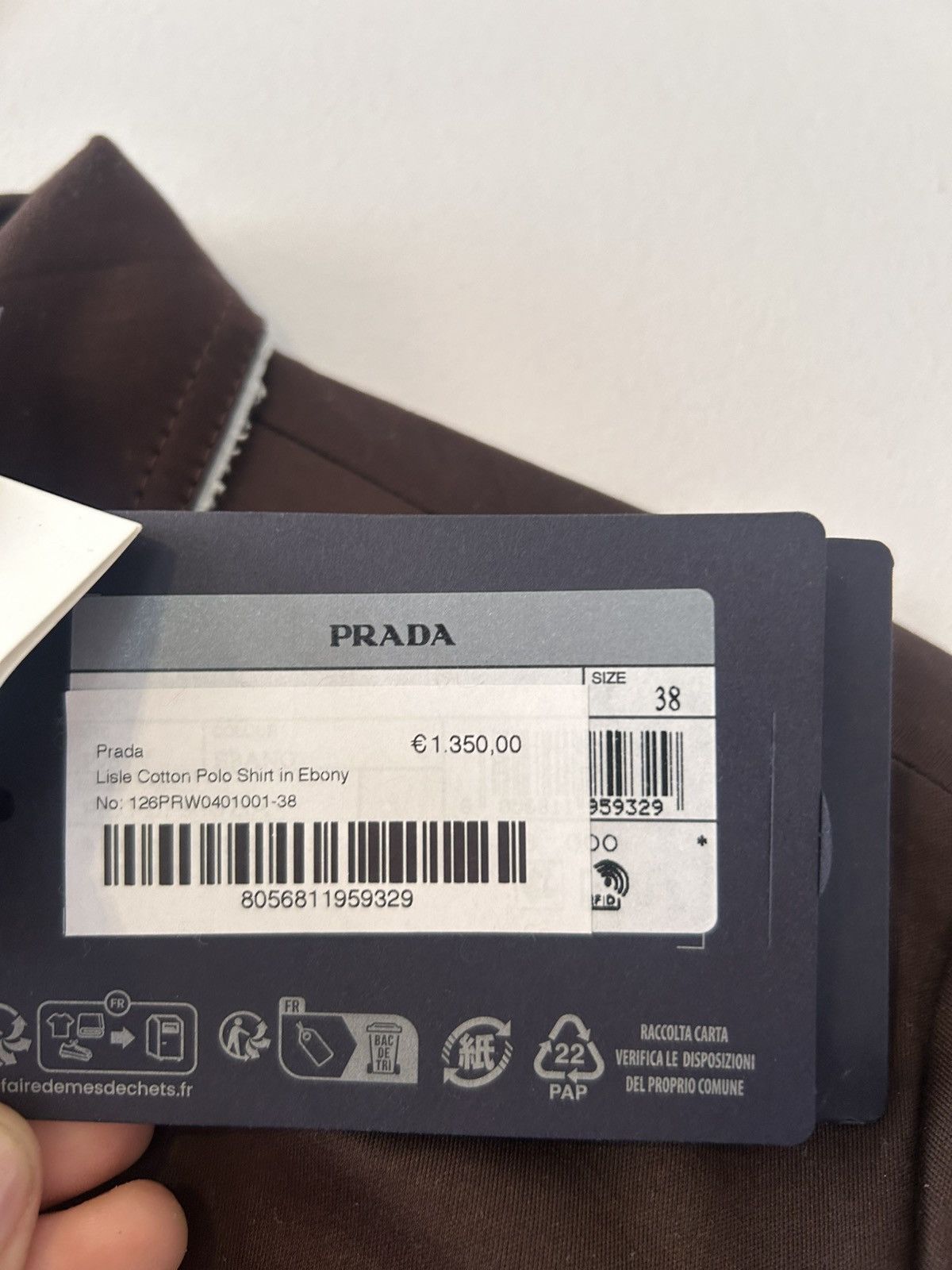 Prada PRADA Poloshirt, new with tag Size M / US 6-8 / IT 42-44 - 7 Thumbnail