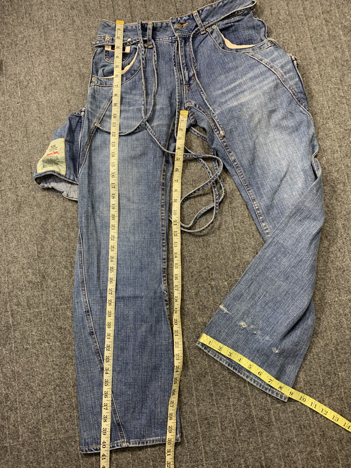 Japanese Brand Heartjean Japan Smock Uniform Indigo Straight Cut Zipper Size 32" / US 10 / IT 46 - 14 Thumbnail