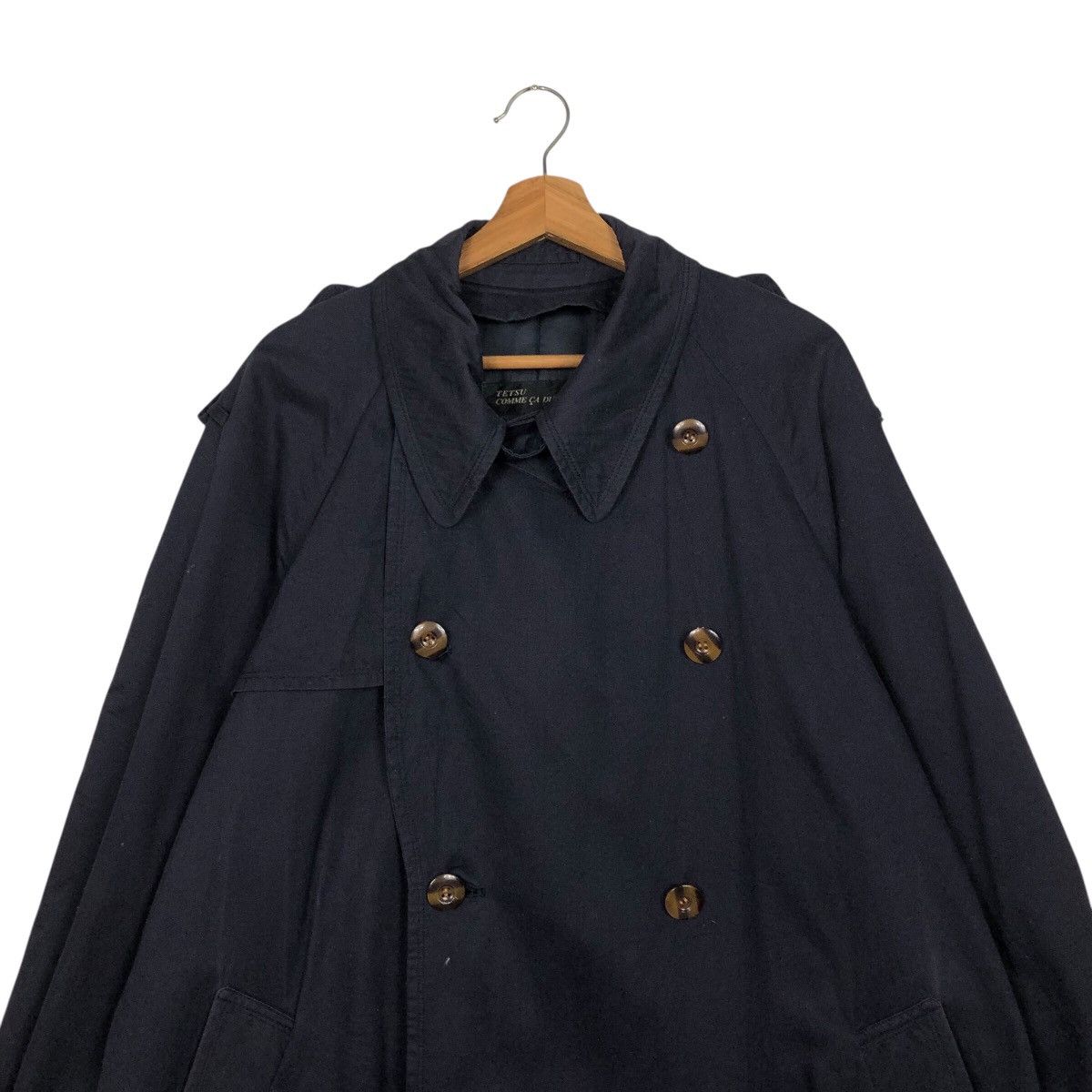 Japanese Brand 📌Rich Blue Vtg Long Jacket Comme Ca Ism Mode Issey Miyake Size US M / EU 48-50 / 2 - 4 Thumbnail