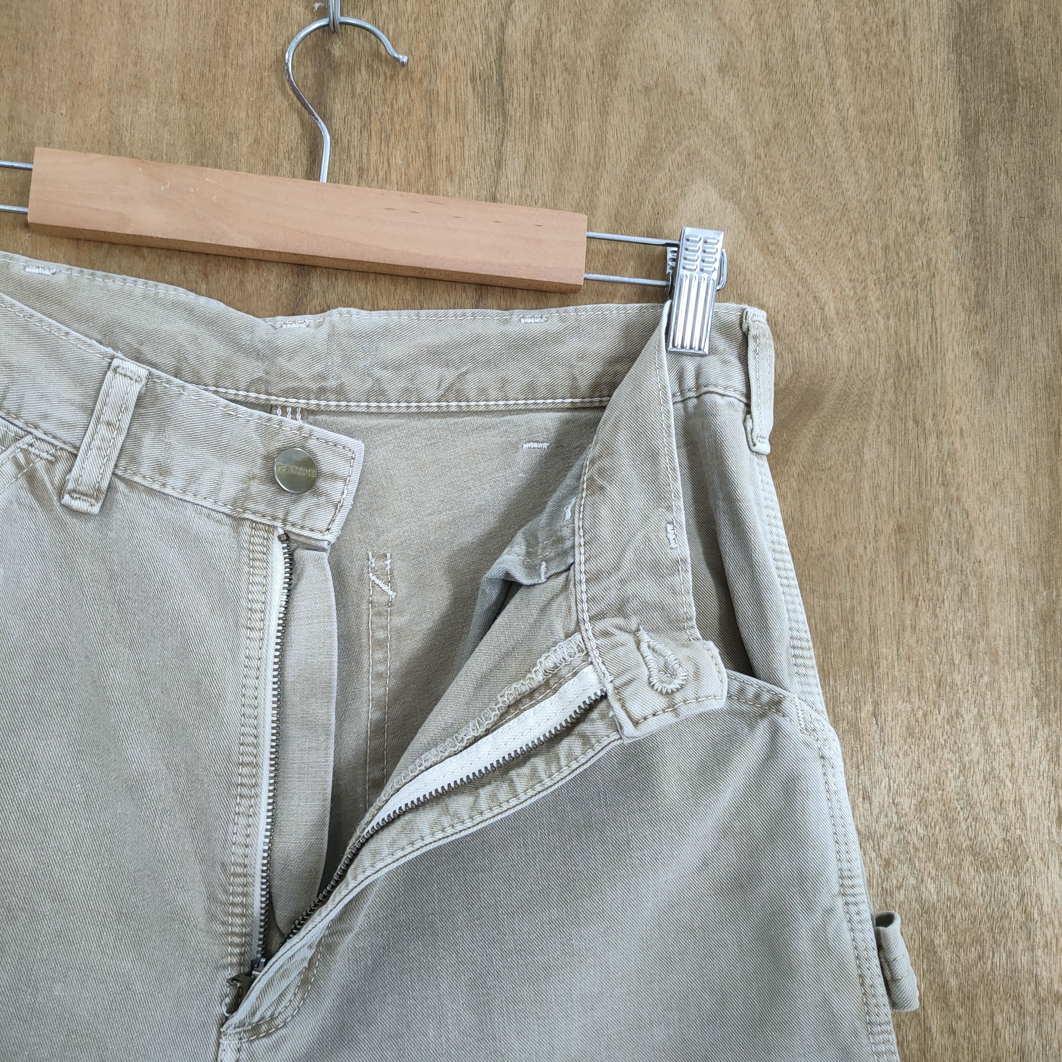Carhartt × Vintage CARHARTT FADED DISTRESSED CARGO PANTS Size US 29 - 3 Thumbnail