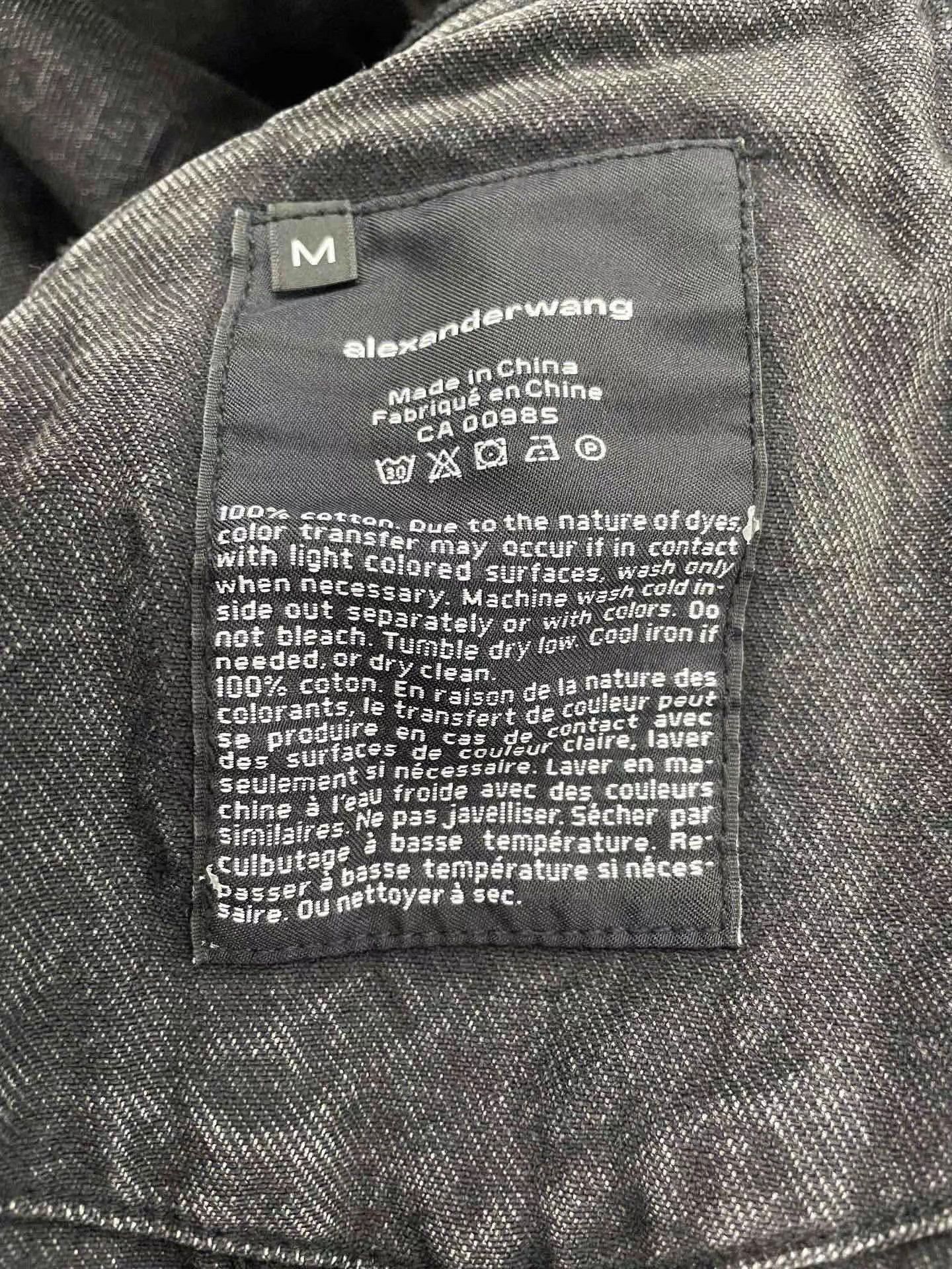 Alexander Wang Alexander Wang All-Over Logo Print Denim Jacket K2 Size US M / EU 48-50 / 2 - 3 Thumbnail