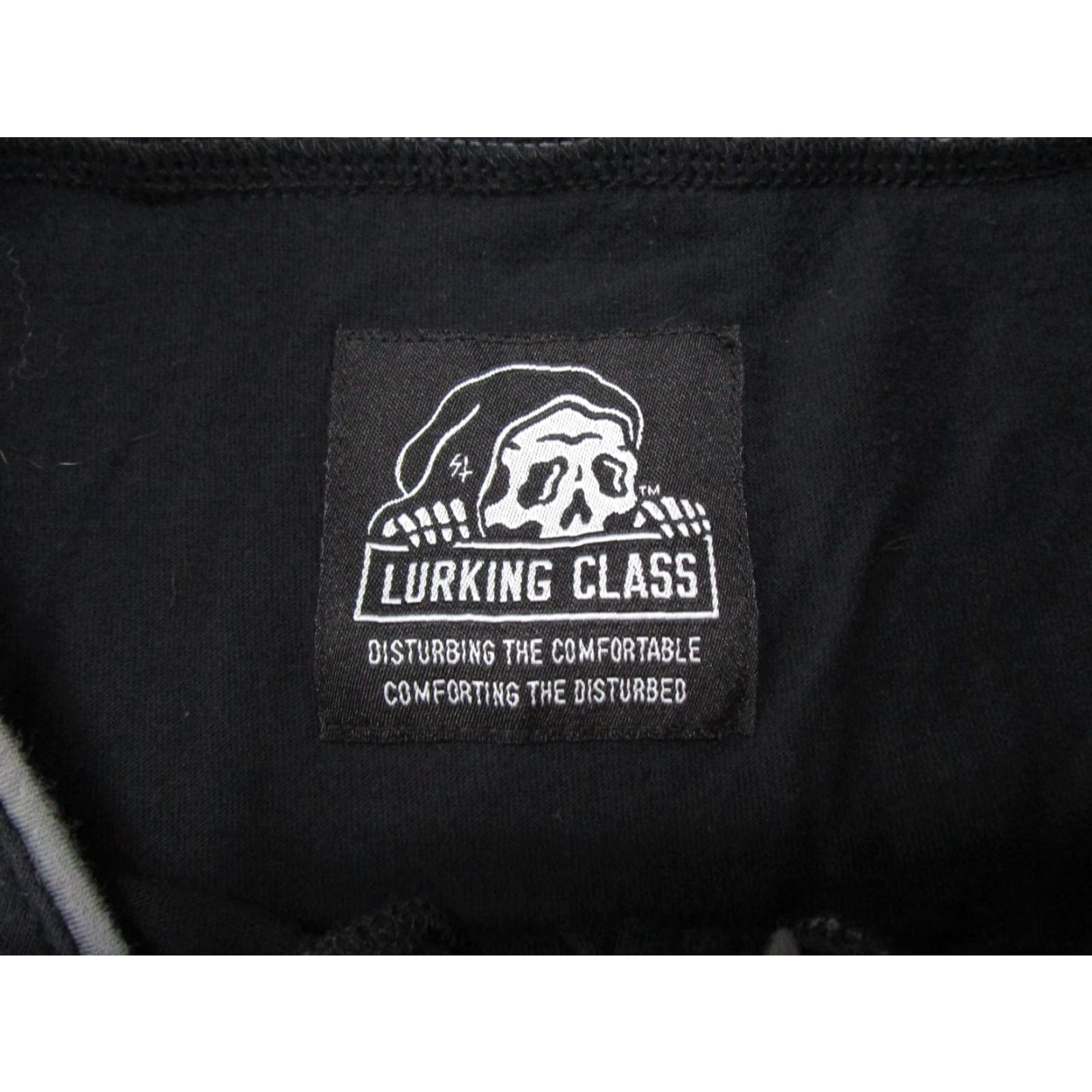 Bones Lurking Class Shirt Skull Embroidered Black Baseball Jersey - Mens L Size US L / EU 52-54 / 3 - 3 Thumbnail