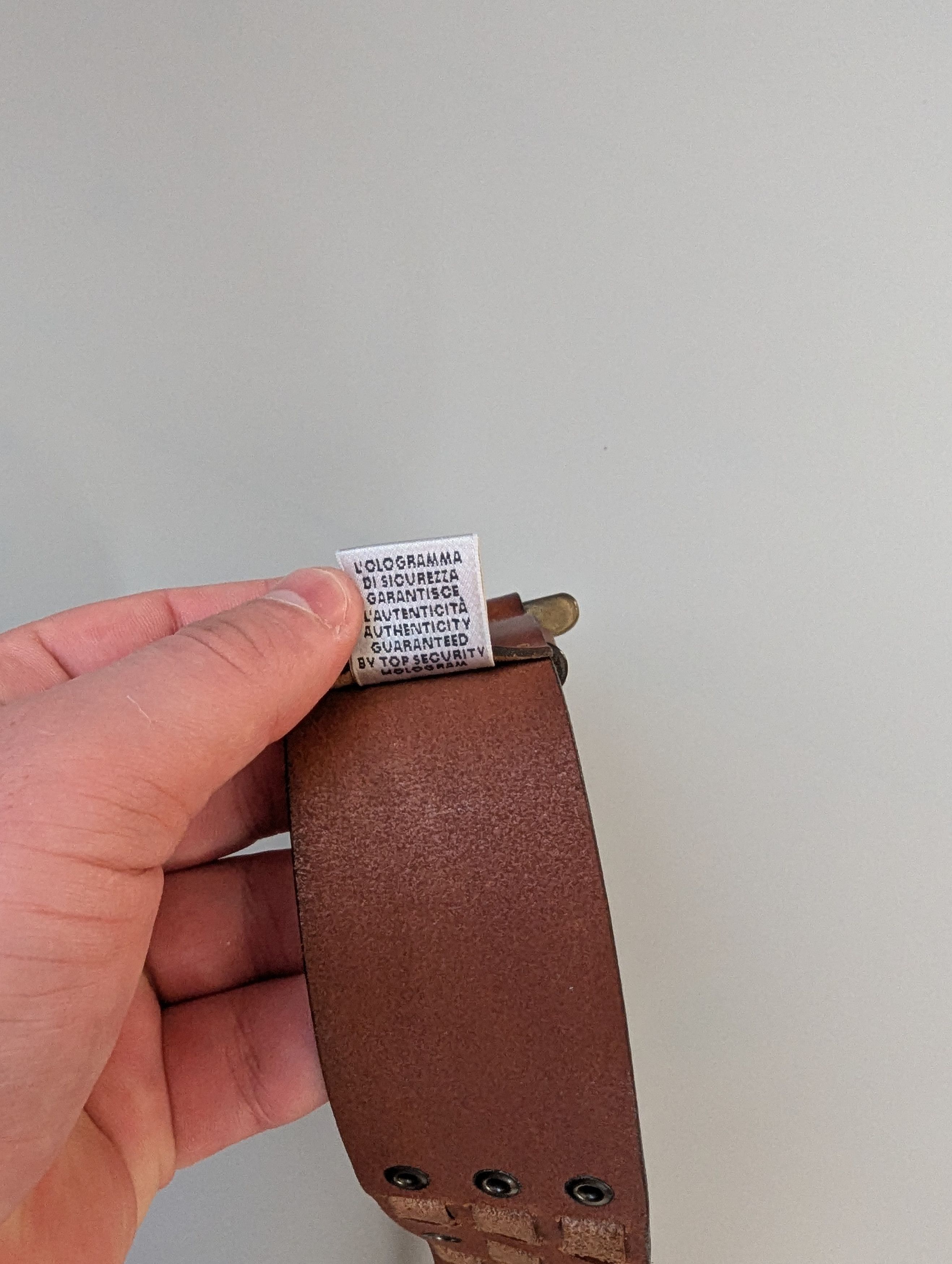 Dolce & Gabbana × Vintage Dolce Gabbana Vintage Leather Belt With Metal Size 85cm Size 32 - 10 Thumbnail