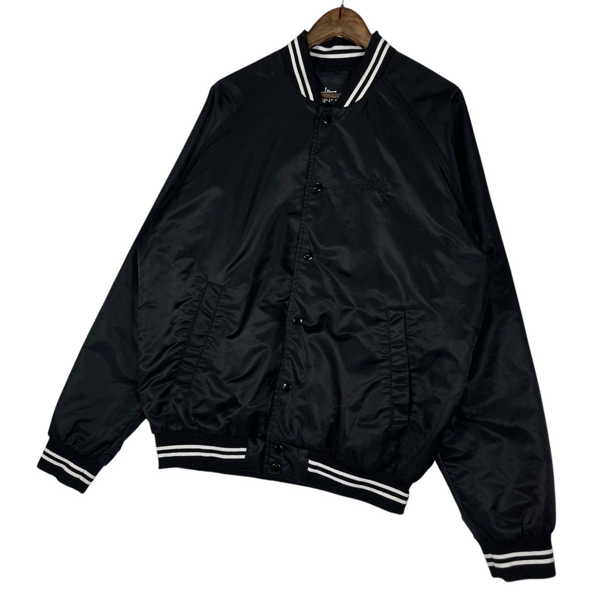 Stussy Stussy Worldwide Burly Gear Varsity Jacket Size US XL / EU 56 / 4 - 7 Thumbnail