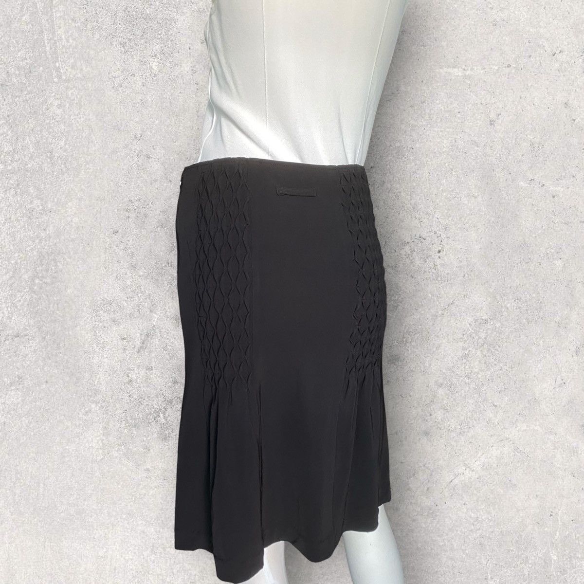 Jean Paul Gaultier JPG Smocking Pattern Skirt Size 28" / US 6 / IT 42 - 7 Thumbnail