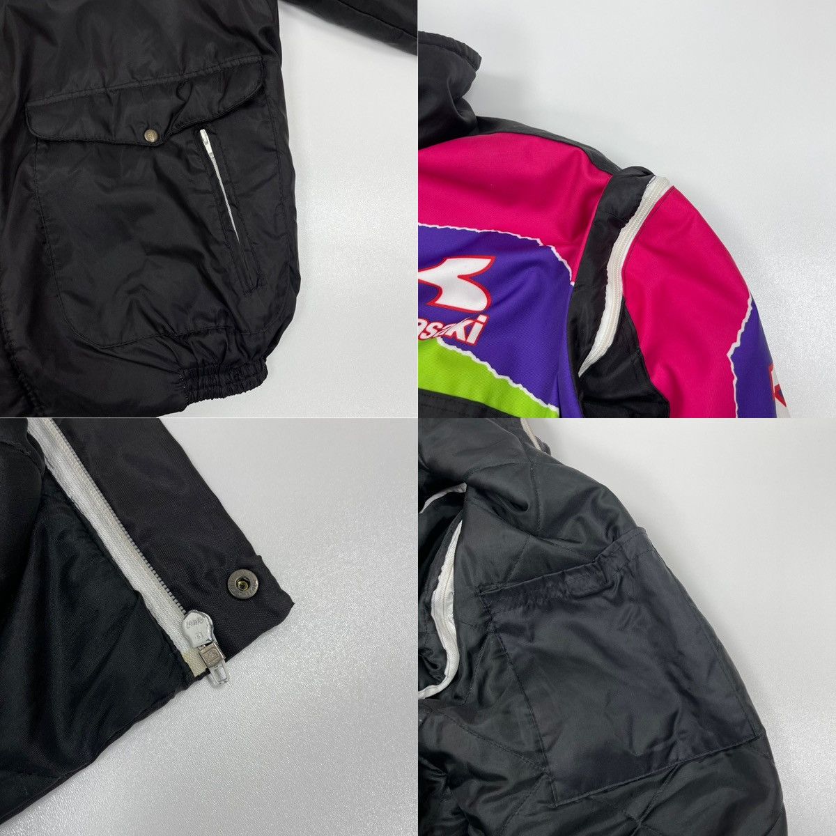 Vintage Kawasaki Racing Team 90’s Vintage Transformer Jacket Rare Size US XL / EU 56 / 4 - 6 Thumbnail