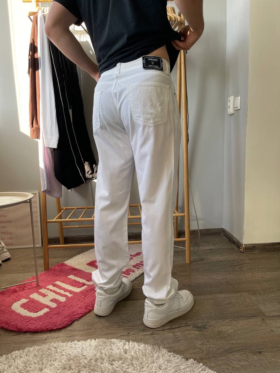 Streetwear × Versace × Vintage versace rare basic velvet classic pants Size US 33 - 1 Thumbnail